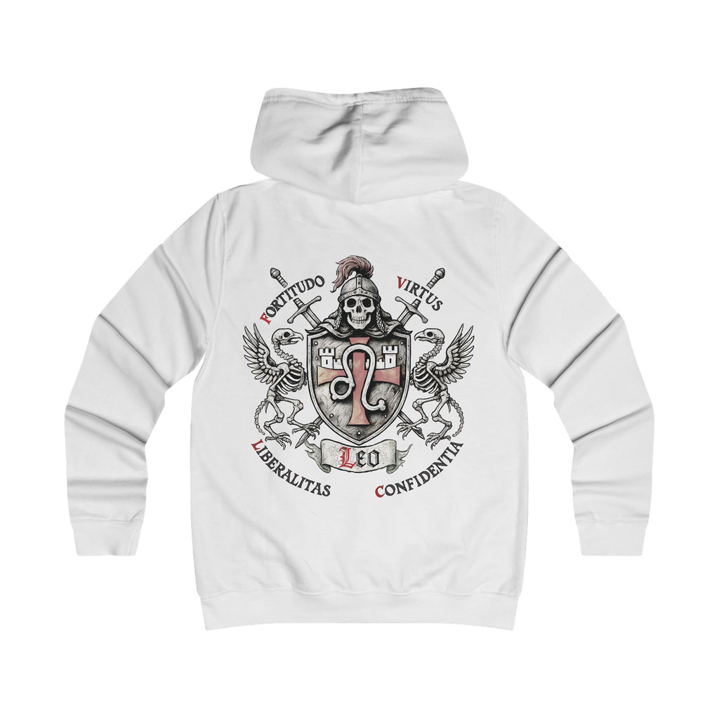 Löwe - Backprint, Womens' Hoodie -  **Grimwater Edition** Sternzeichen Astrologie (Leo)