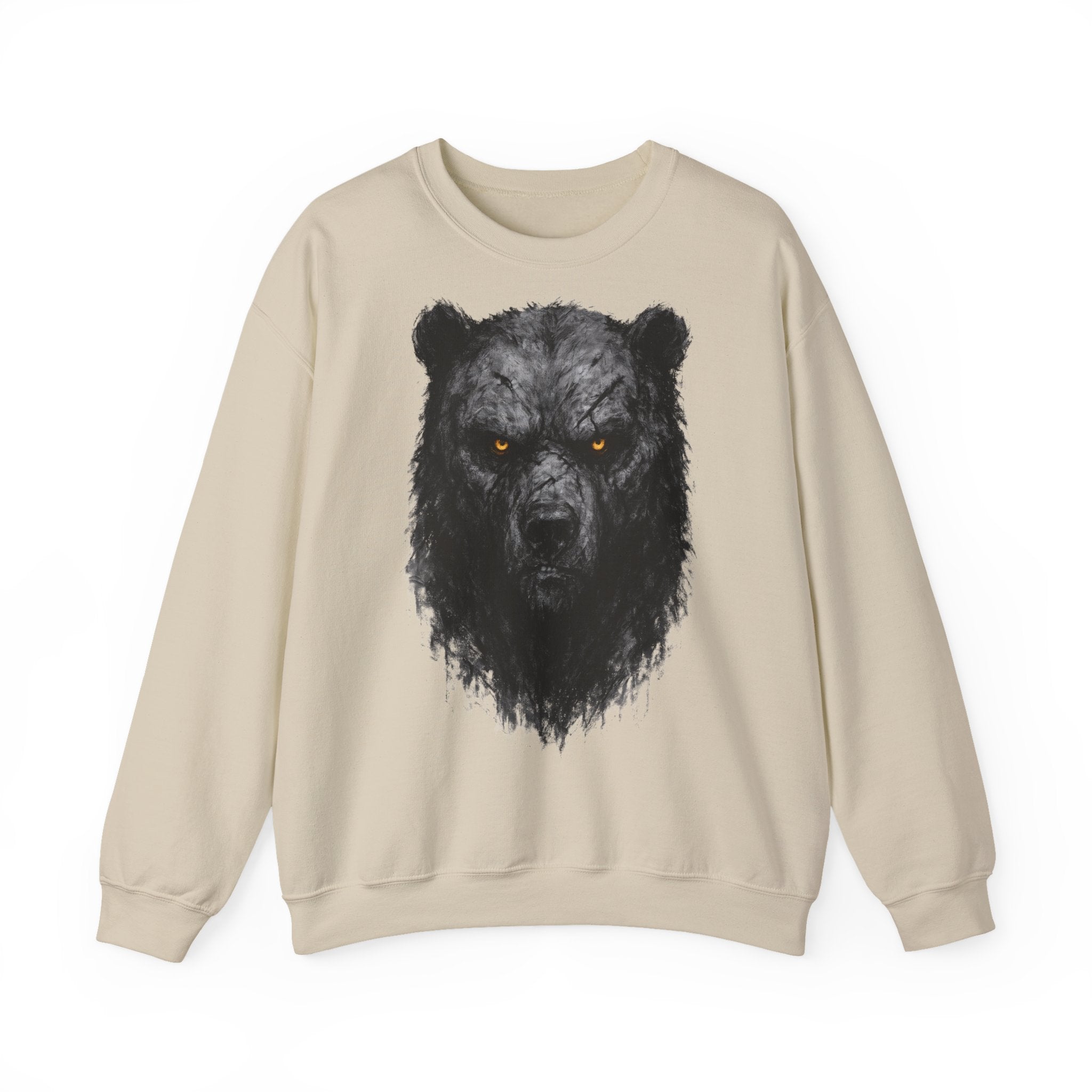Bär: Animals-Collection, Frontprint, Unisex Sweatshirt, Bear Spirit