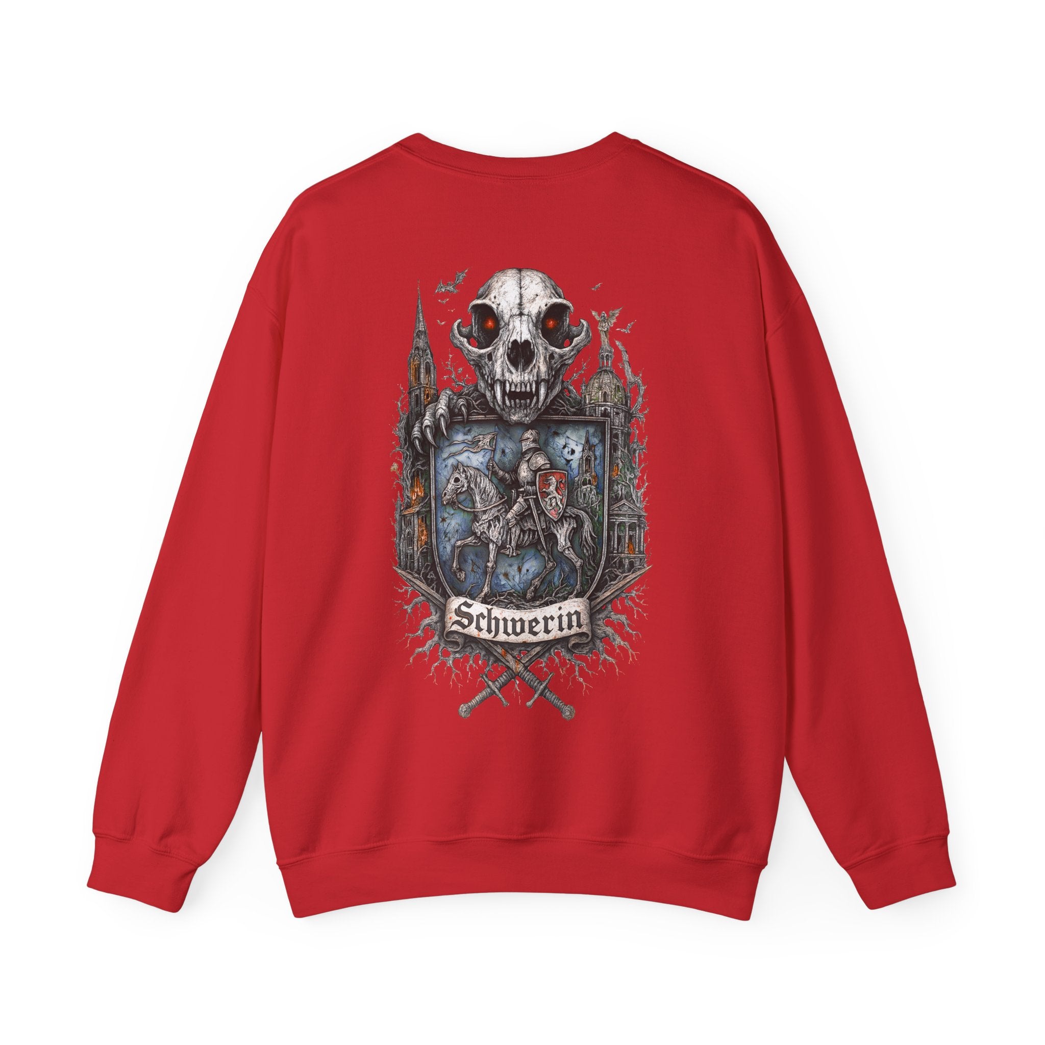 Schwerin: Front-/Backprint, Unisex Sweatshirt **Grimwater-Edition**