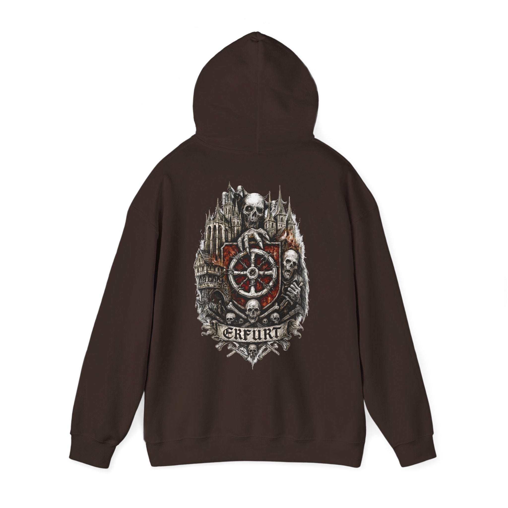Erfurt: Front-/Backprint, Unisex Hoodie **Grimwater-Edition**
