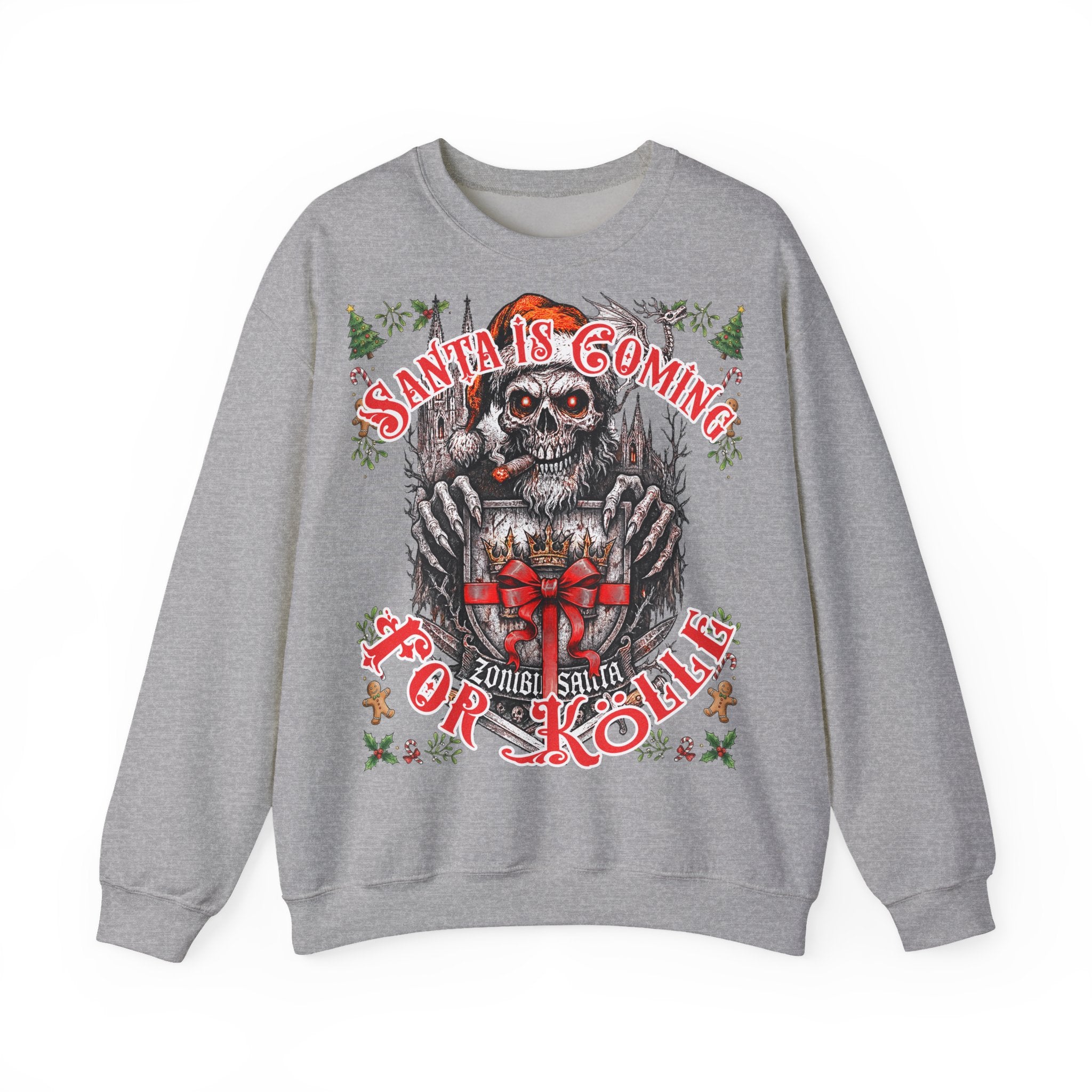 Santa Claus coming 4 Kölle: Frontprint, Unisex Sweatshirt