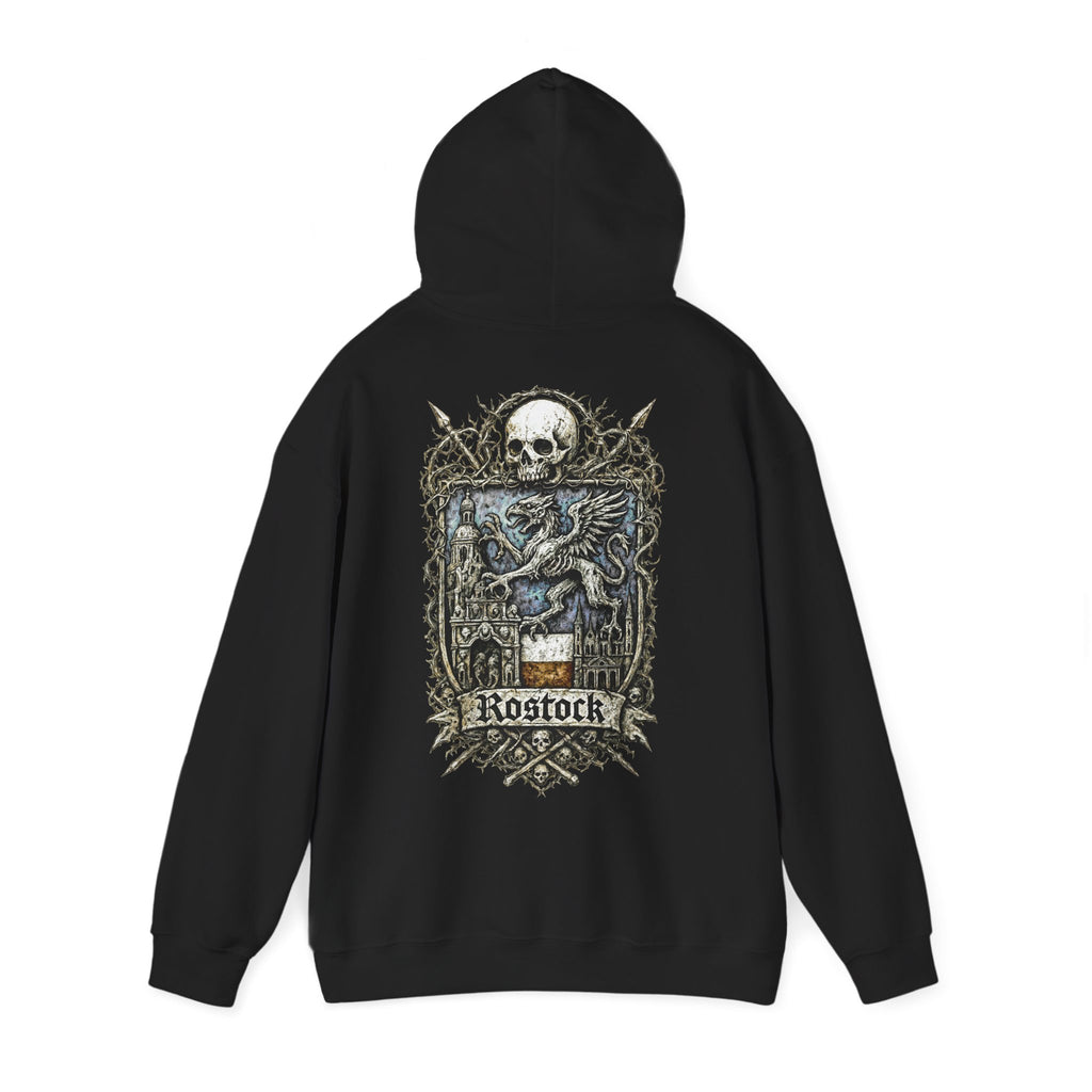 Rostock: Front-/Backprint, Unisex Hoodie **Grimwater-Edition**