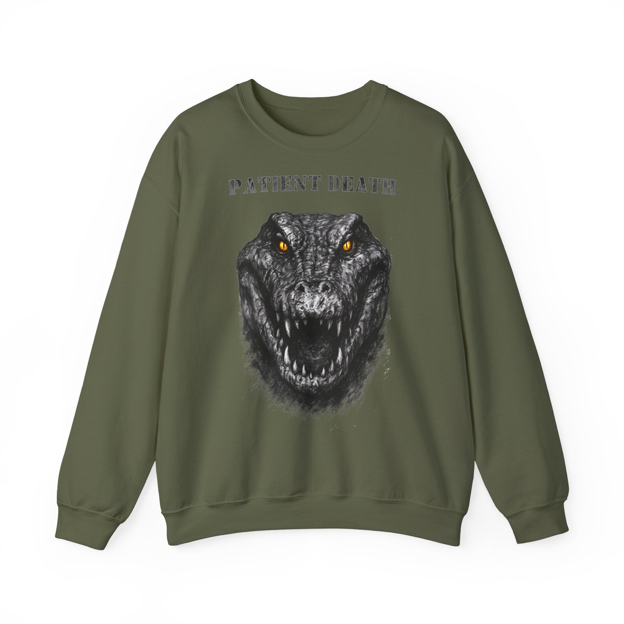 Alligator - Patient Death: Animals-Collection, Frontprint, Unisex Sweatshirt