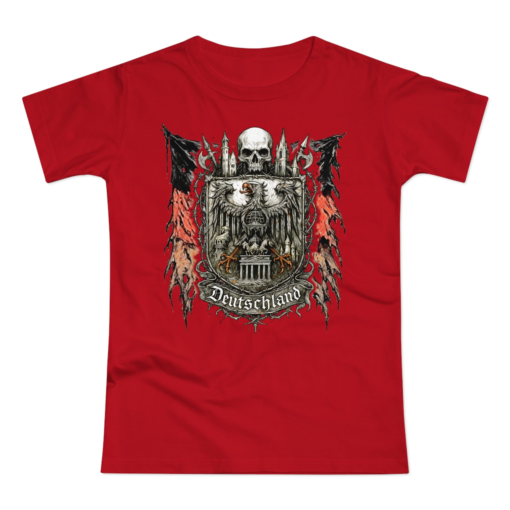 Deutschland: Frontprint, Womens' T-Shirt **Grimwater-Edition** (Germany)