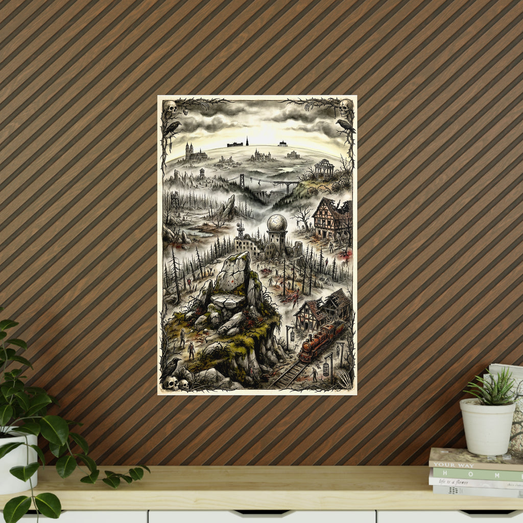 Poster 60 x 90: Brocken (New Dawn Collection) - Harz