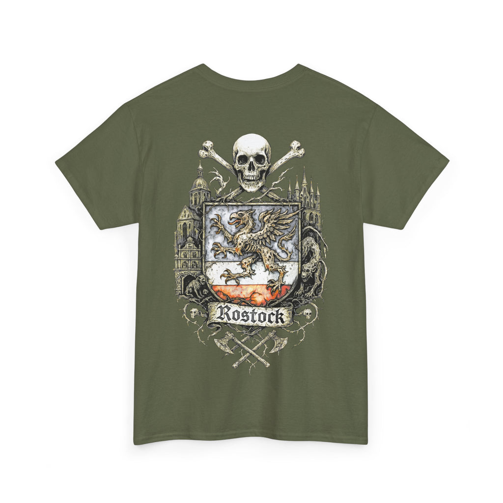 Rostock: Front-/Backprint, Unisex T-Shirt **Grimwater-Edition**