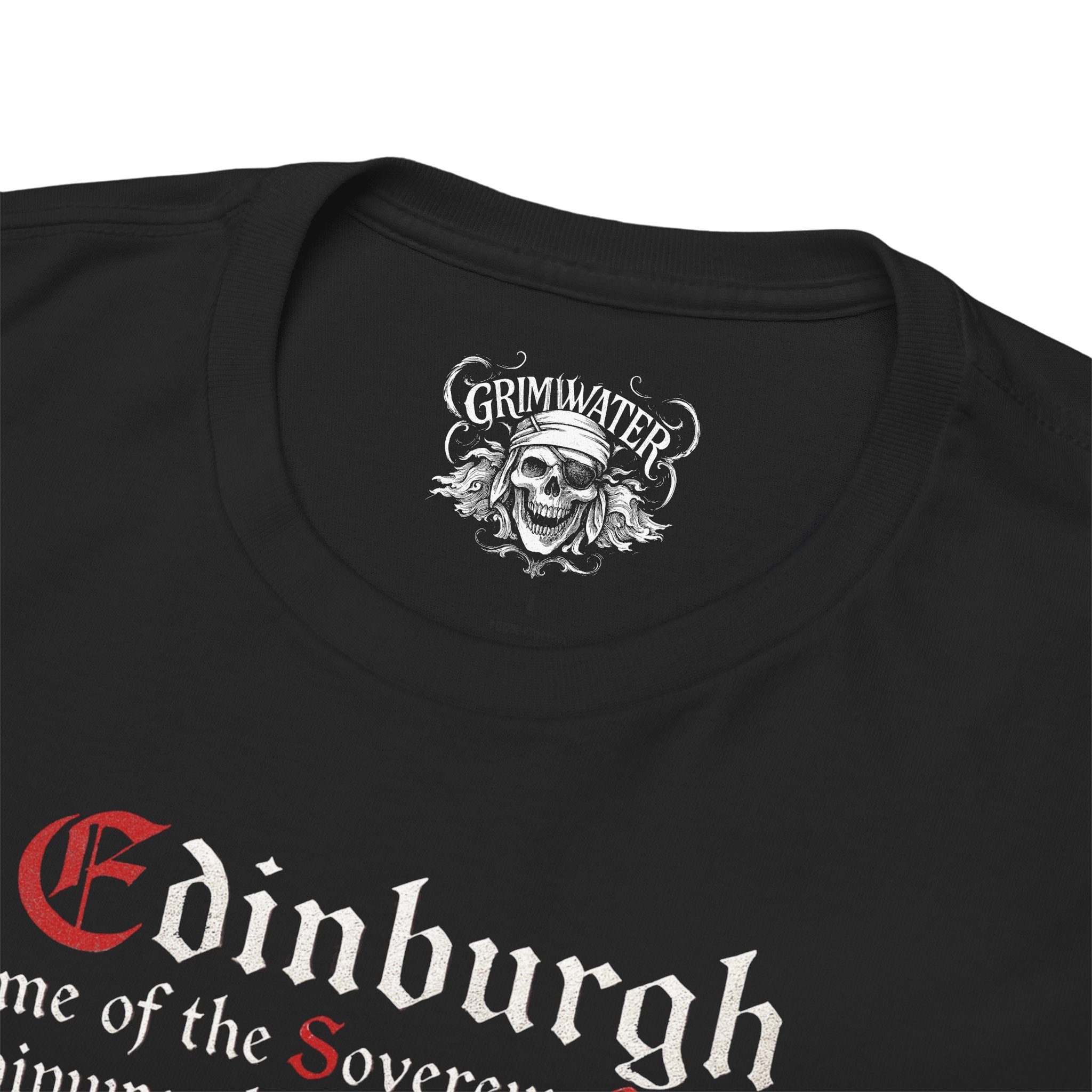 Edinburgh: Frontprint, Unisex T-Shirt **Grimwater-Edition**