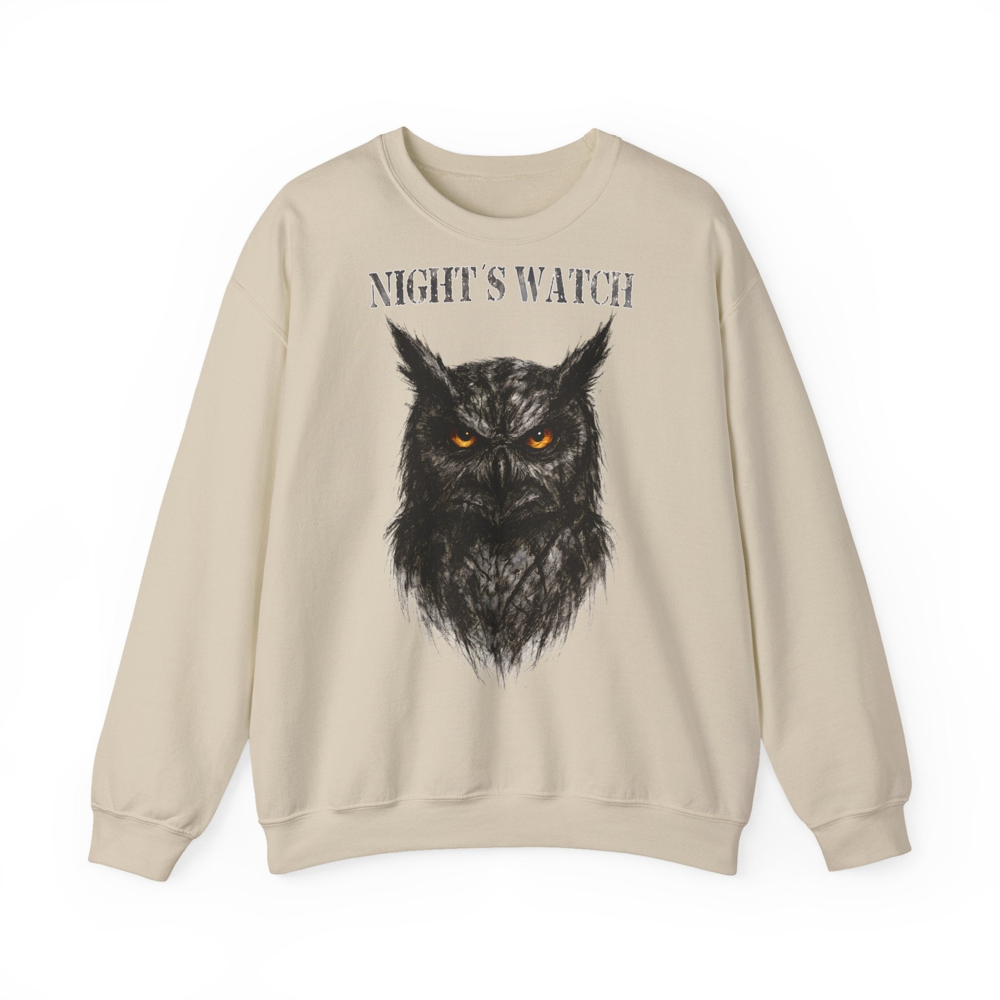 Uhu - Night's Watch: Animals-Collection, Frontprint, Unisex Sweatshirt