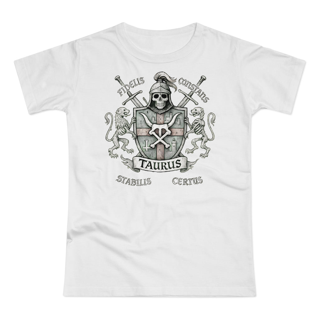 Stier: Frontprint, Womens' T-Shirt **Grimwater Edition** Sternzeichen Astrologie (Taurus)