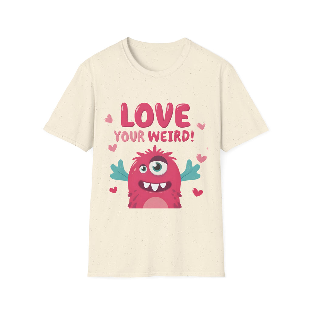 Weird and Ok with that :) - Slim geschnitten Unisex T-Shirt