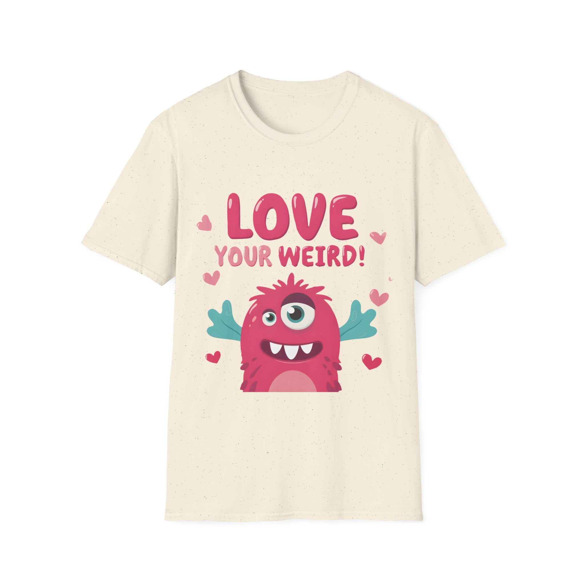 Weird and Ok with that :) - Slim geschnitten Unisex T-Shirt