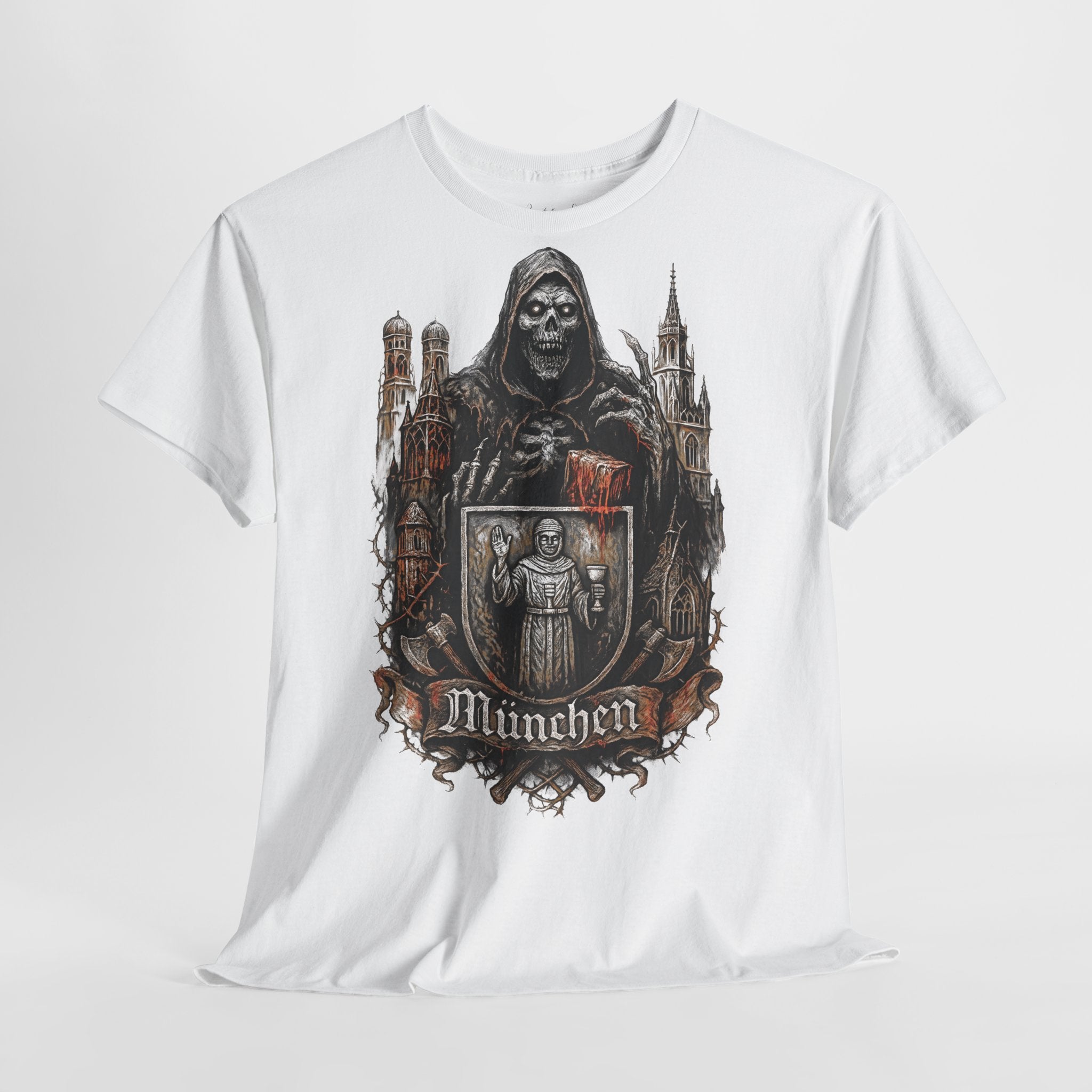 München: Frontprint, Unisex T-Shirt **Grimwater-Edition** Munich