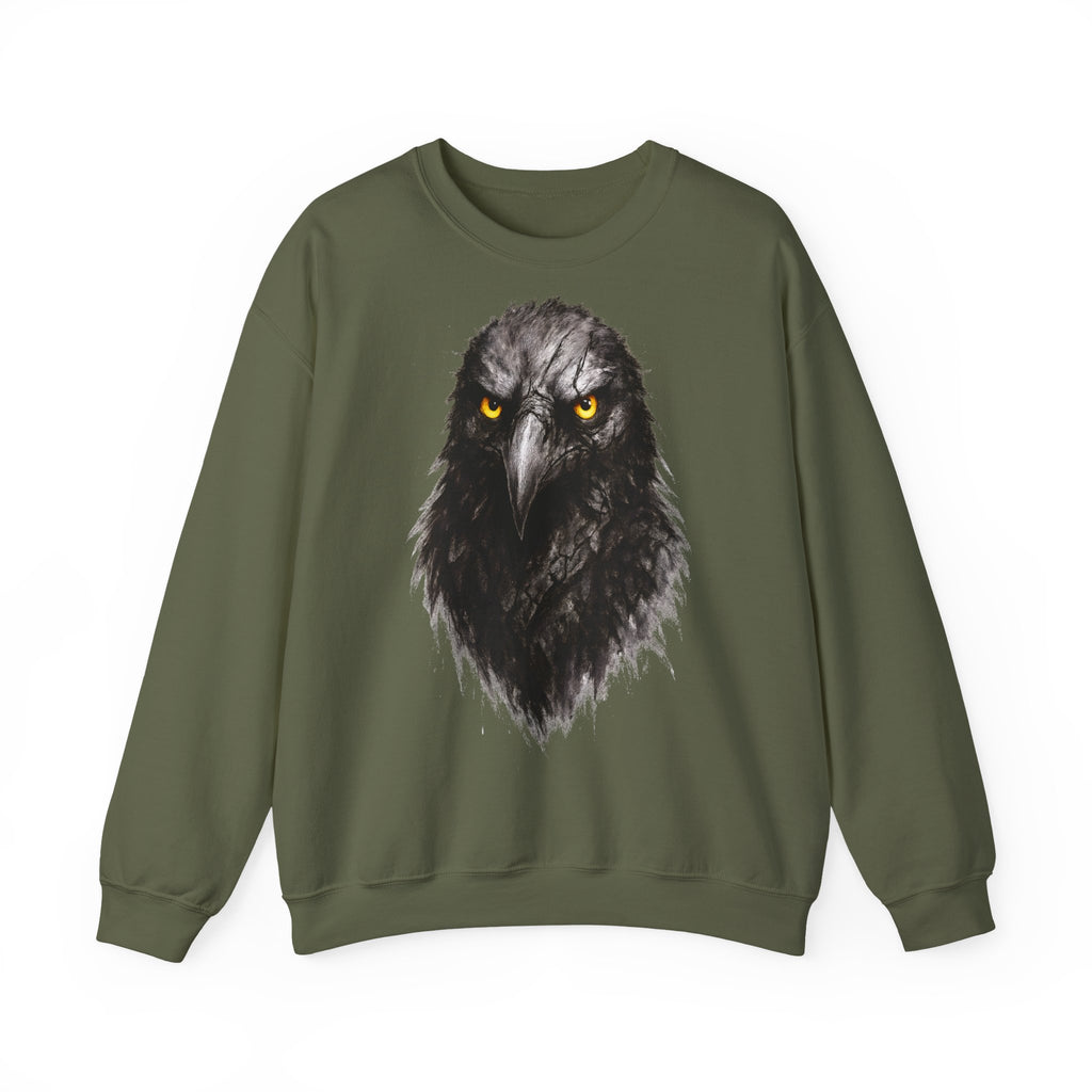 Rabe: Animals-Collection, Frontprint, Unisex Sweatshirt, Mystical Raven