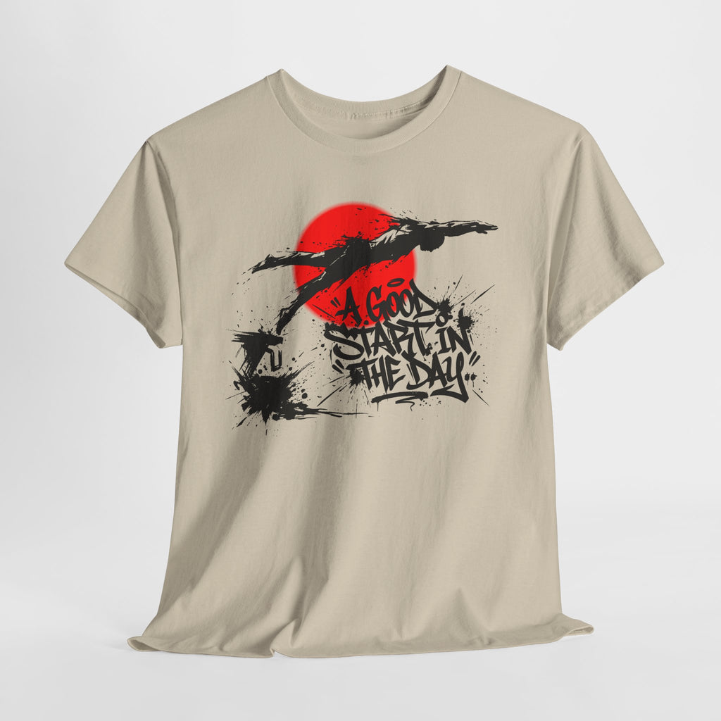 Schwimmen - A GOOD START : Frontprint, Unisex T-Shirt