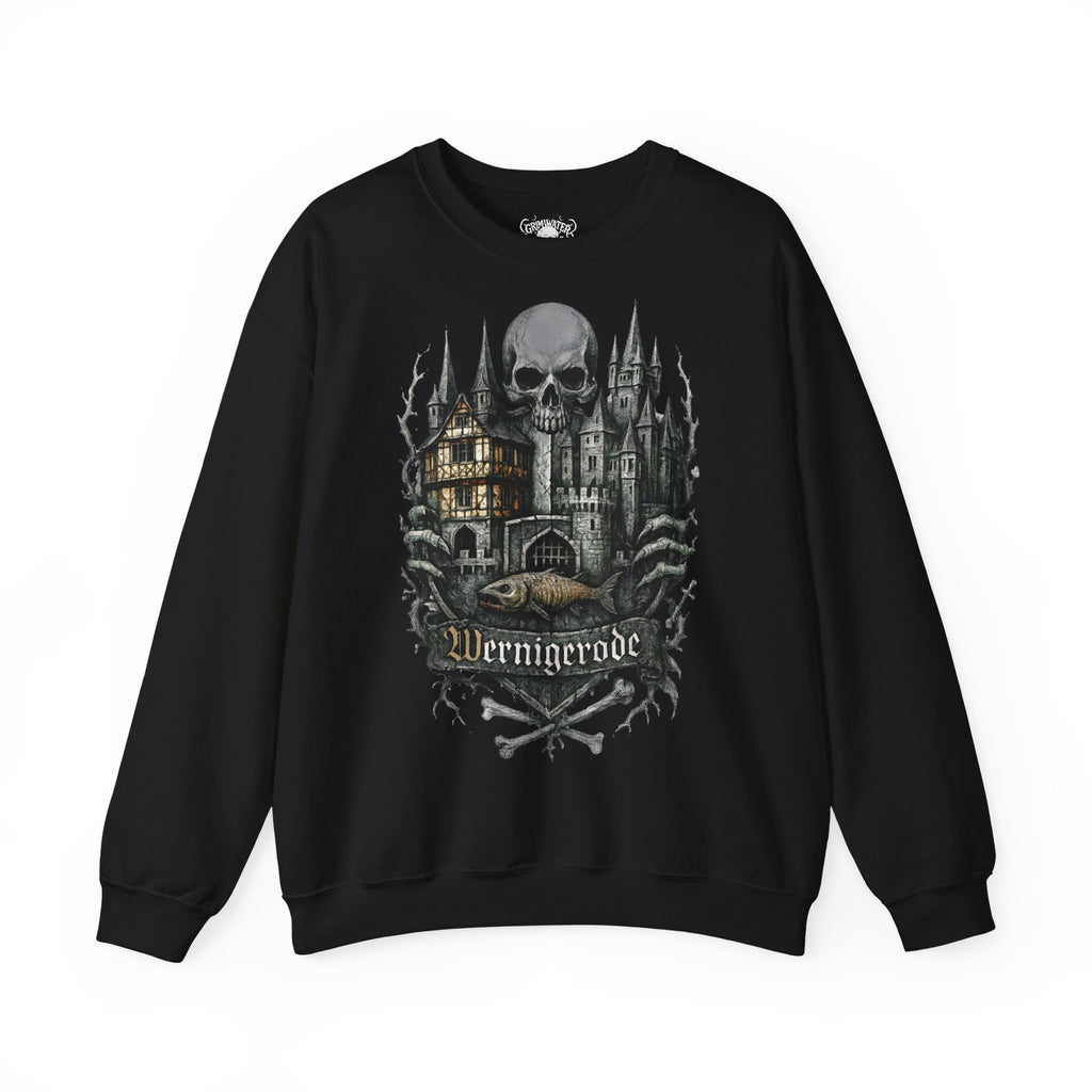 Wernigerode: Harz-Collection, Frontprint, Unisex Sweatshirt **Grimwater-Edition**