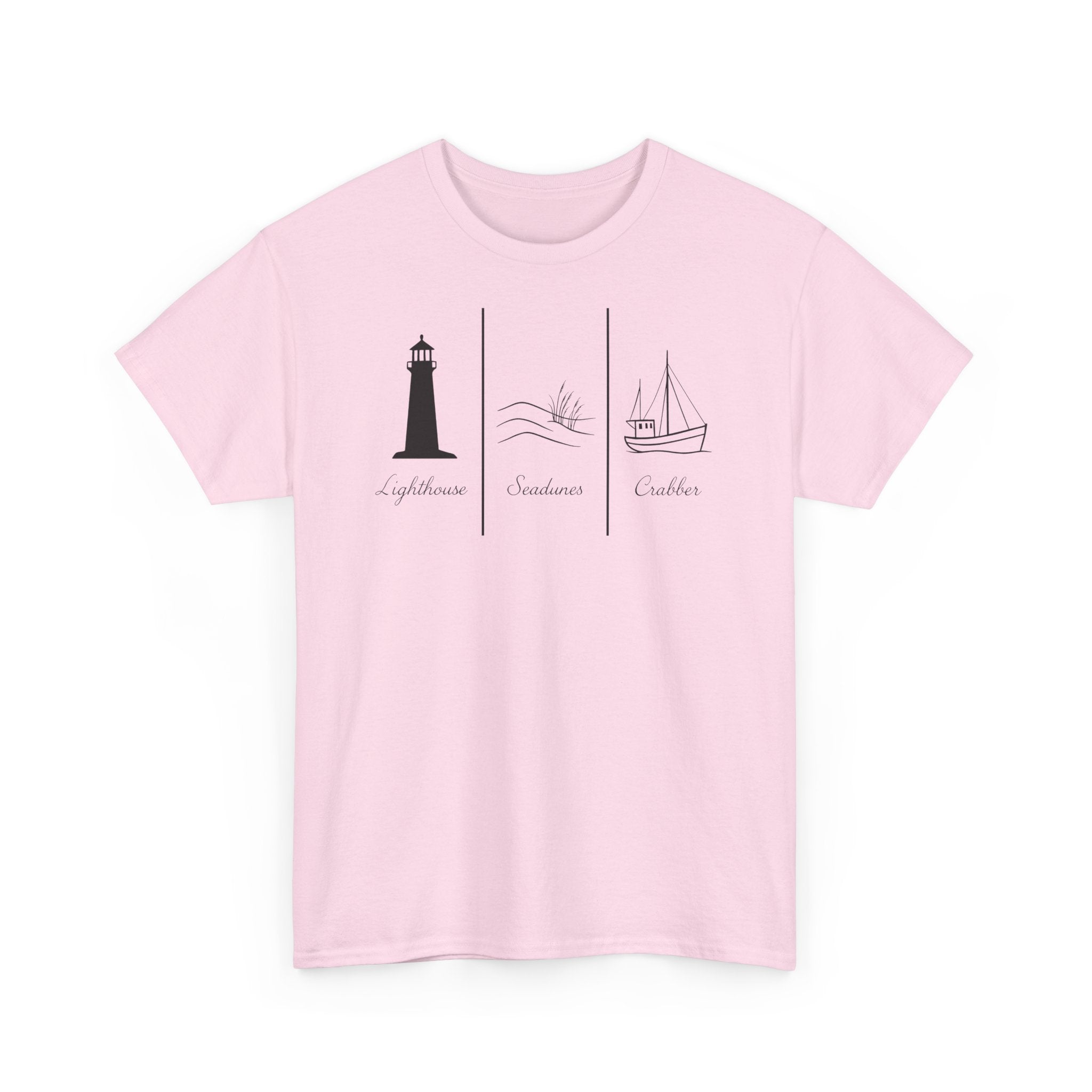Nordsee, Ostsee - Reicht mir schon! Frontprint, Unisex T-Shirt