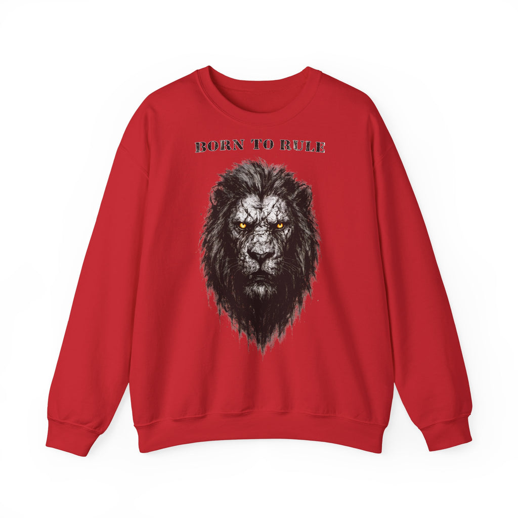 Löwe - Born to Rule: Animals-Collection, Frontprint, Unisex Sweatshirt