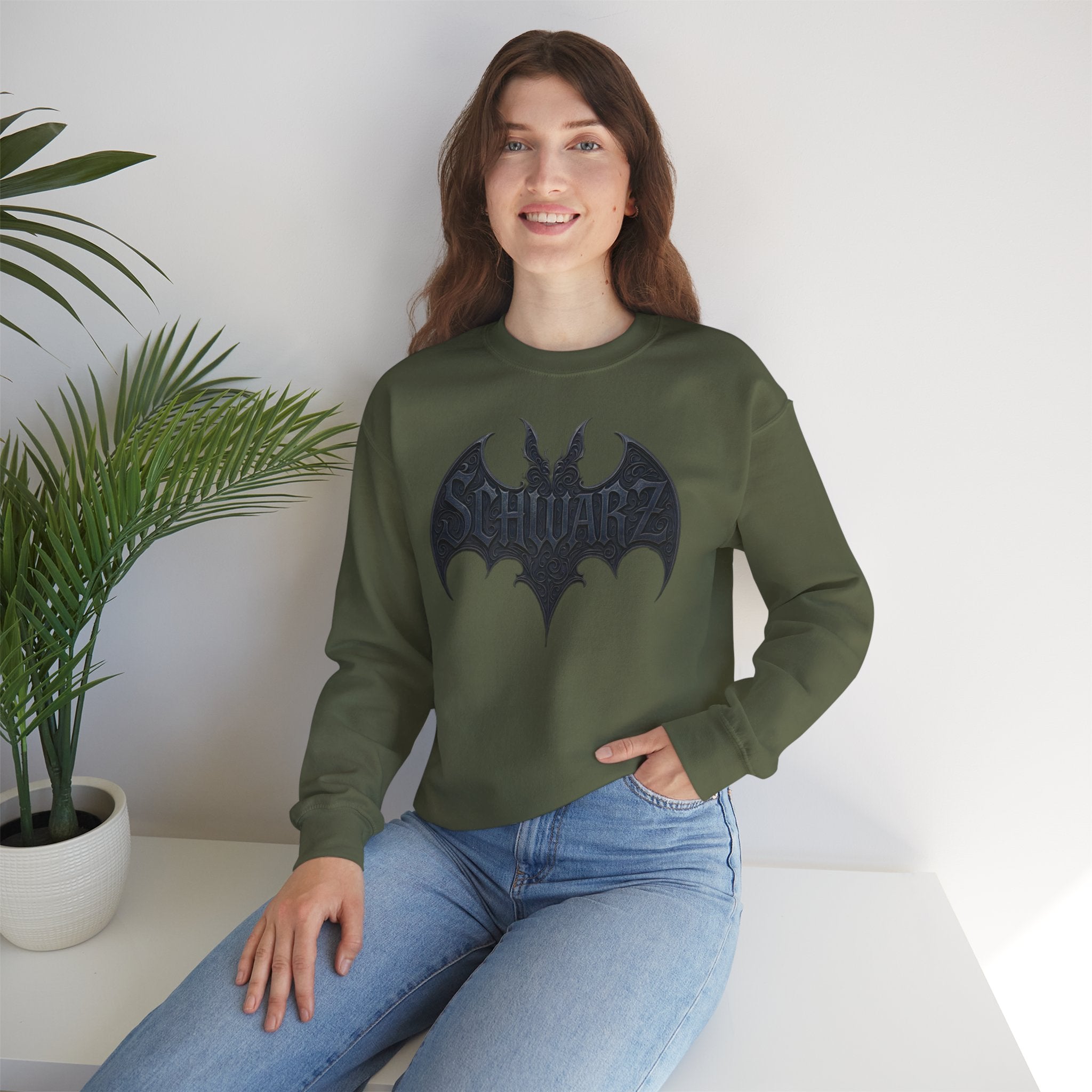 Fledermaus - SCHWARZ, Unisex Sweatshirt, Gothic Style