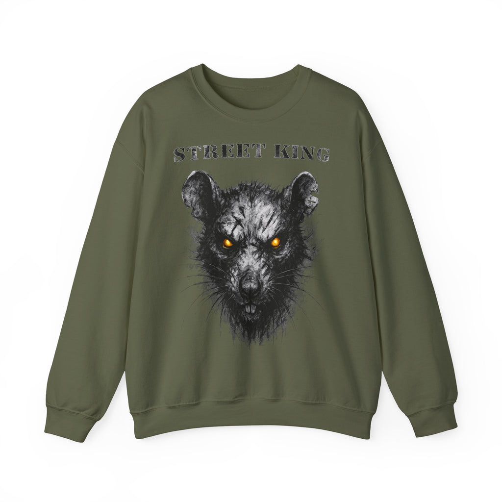 Rat - Street King: Animals-Collection, Frontprint, Unisex Sweatshirt