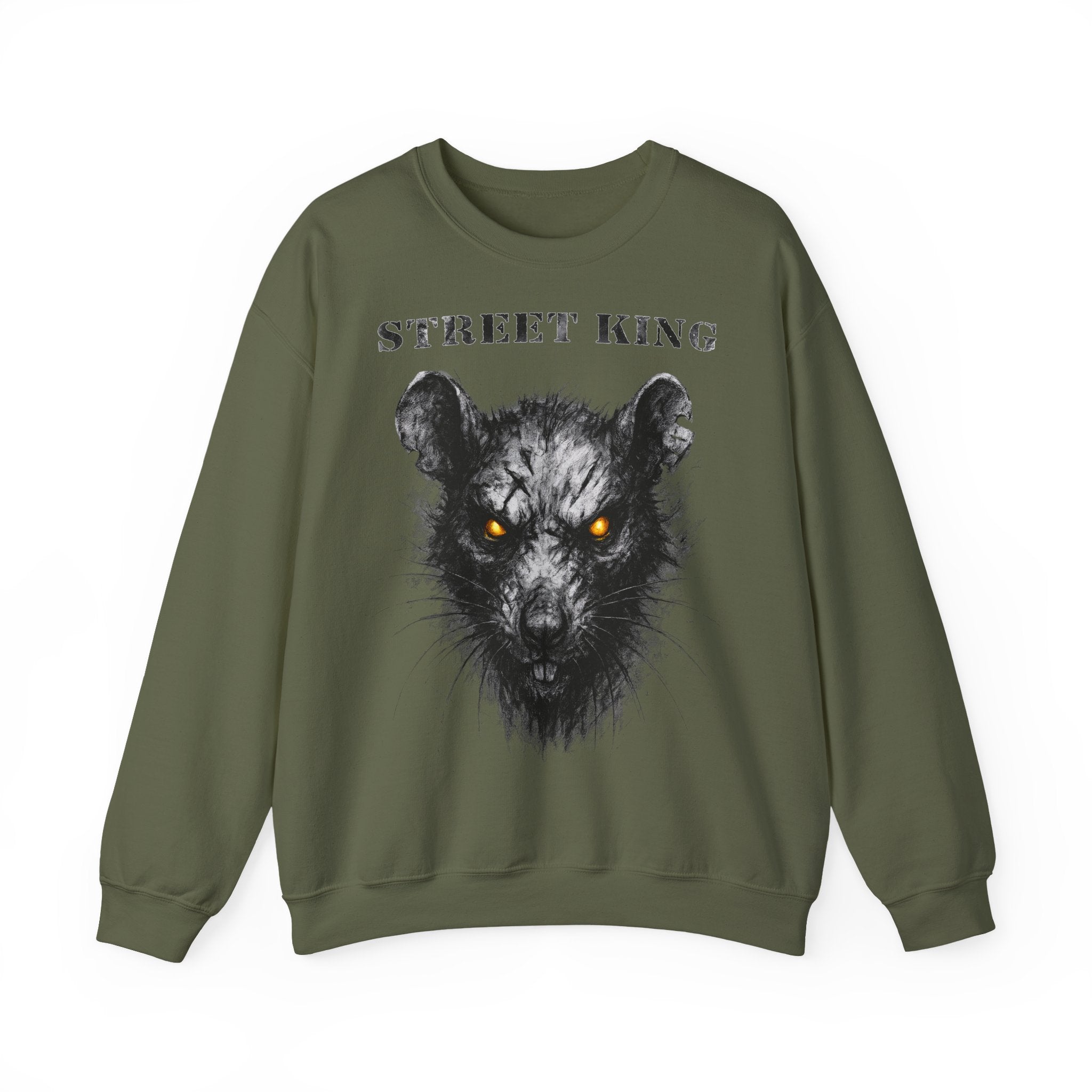 Rat - Street King: Animals-Collection, Frontprint, Unisex Sweatshirt
