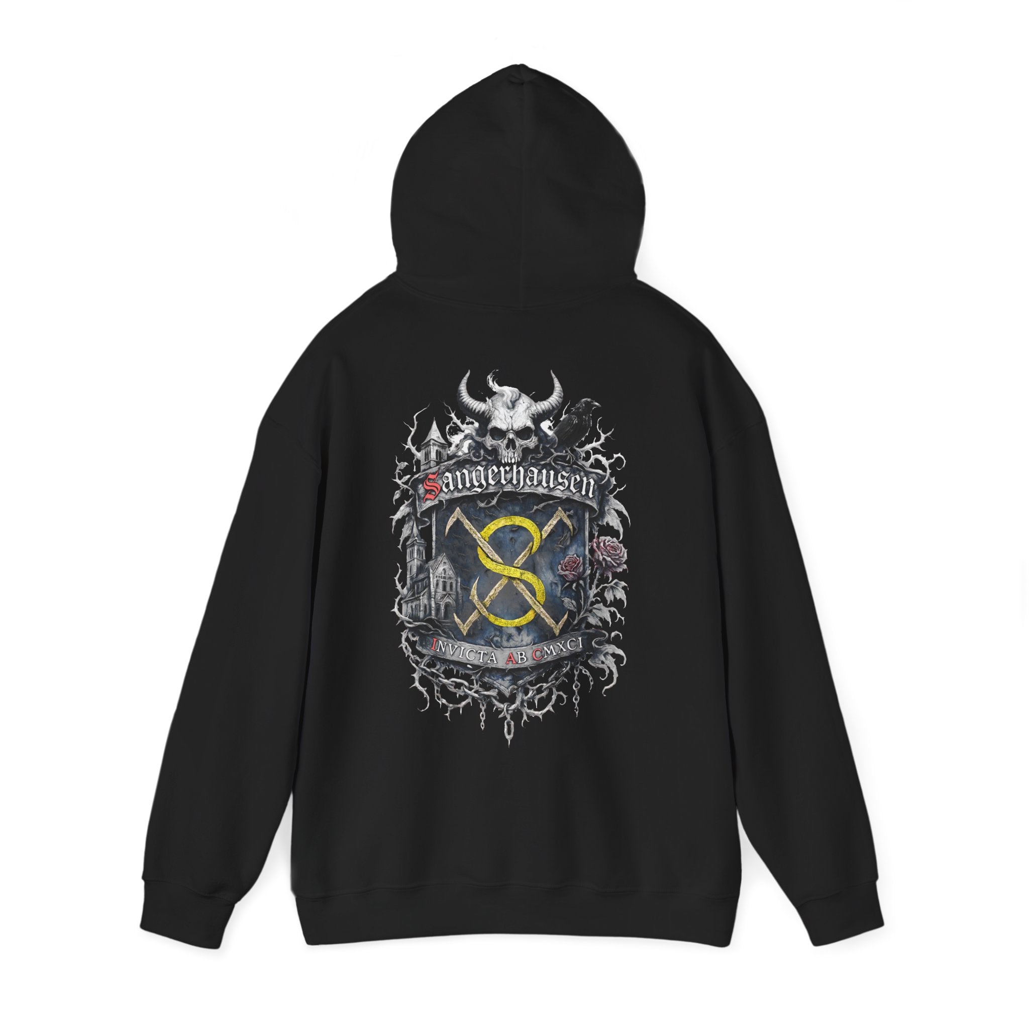 Sangershausen: Front-/Backprint Unisex Hoodie **Grimwater-Edition**
