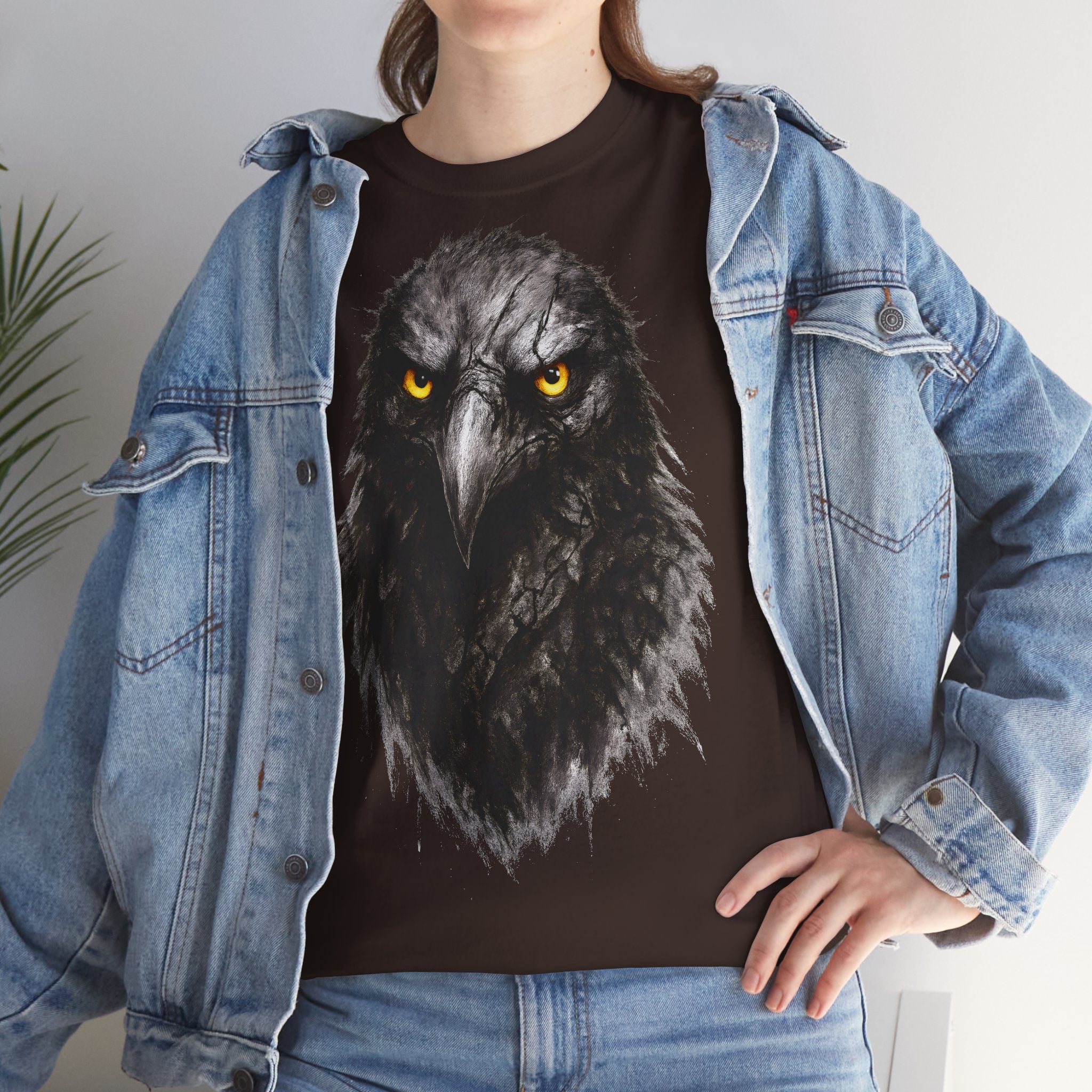 Rabe: Frontprint, Unisex T-Shirt - Animal-Collection