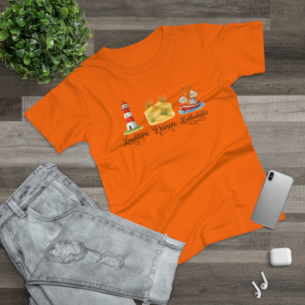 Nordsee, Ostsee - Reicht mir schon! Frontprint, Womens' T-Shirt