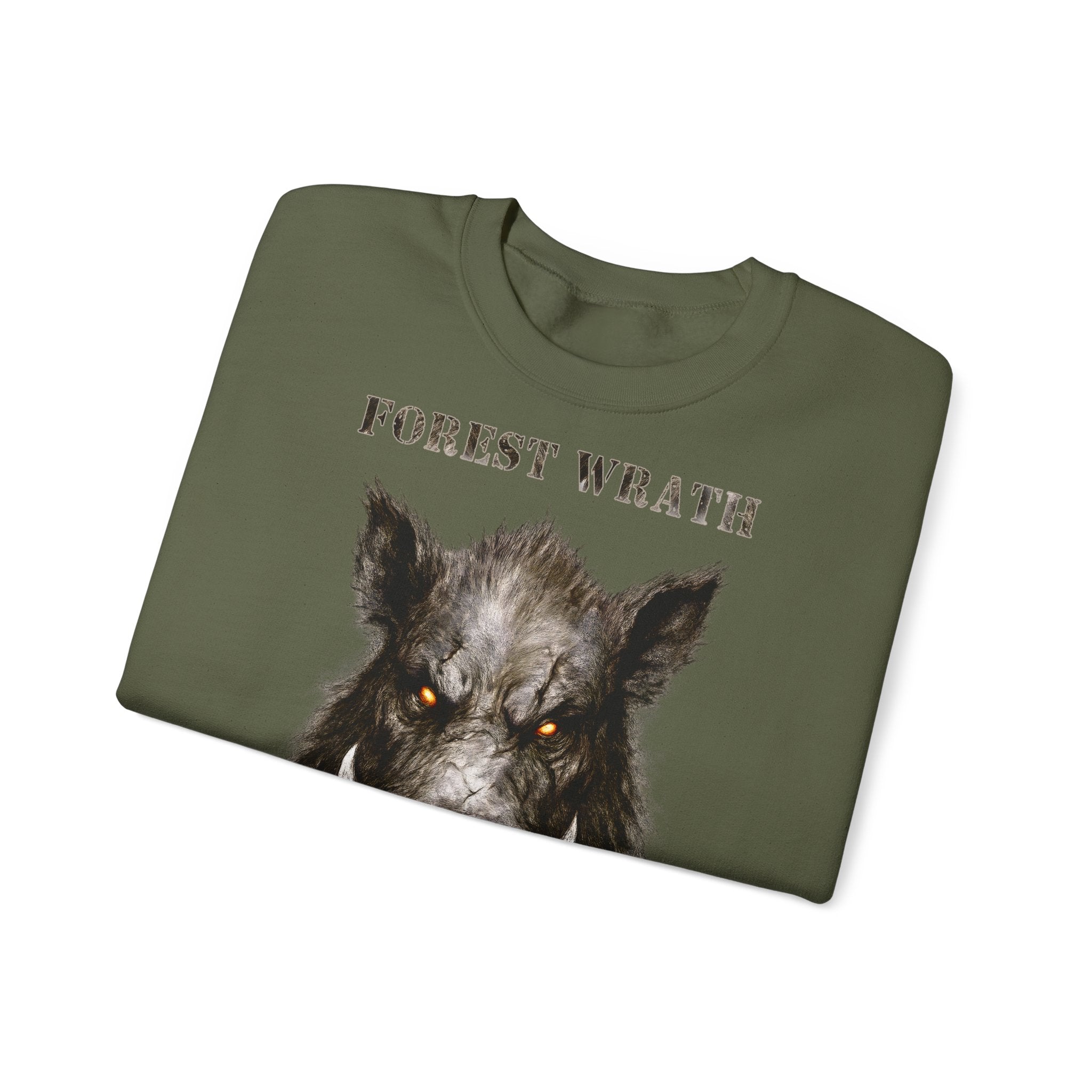 Keiler - Forest Wrath: Animals-Collection, Frontprint, Unisex Sweatshirt