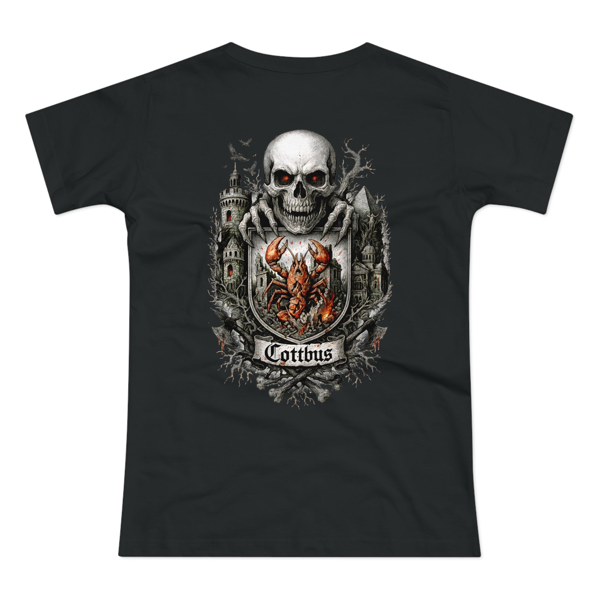 Cottbus: Front-/Backprint, Womens' T-Shirt **Grimwater-Edition**