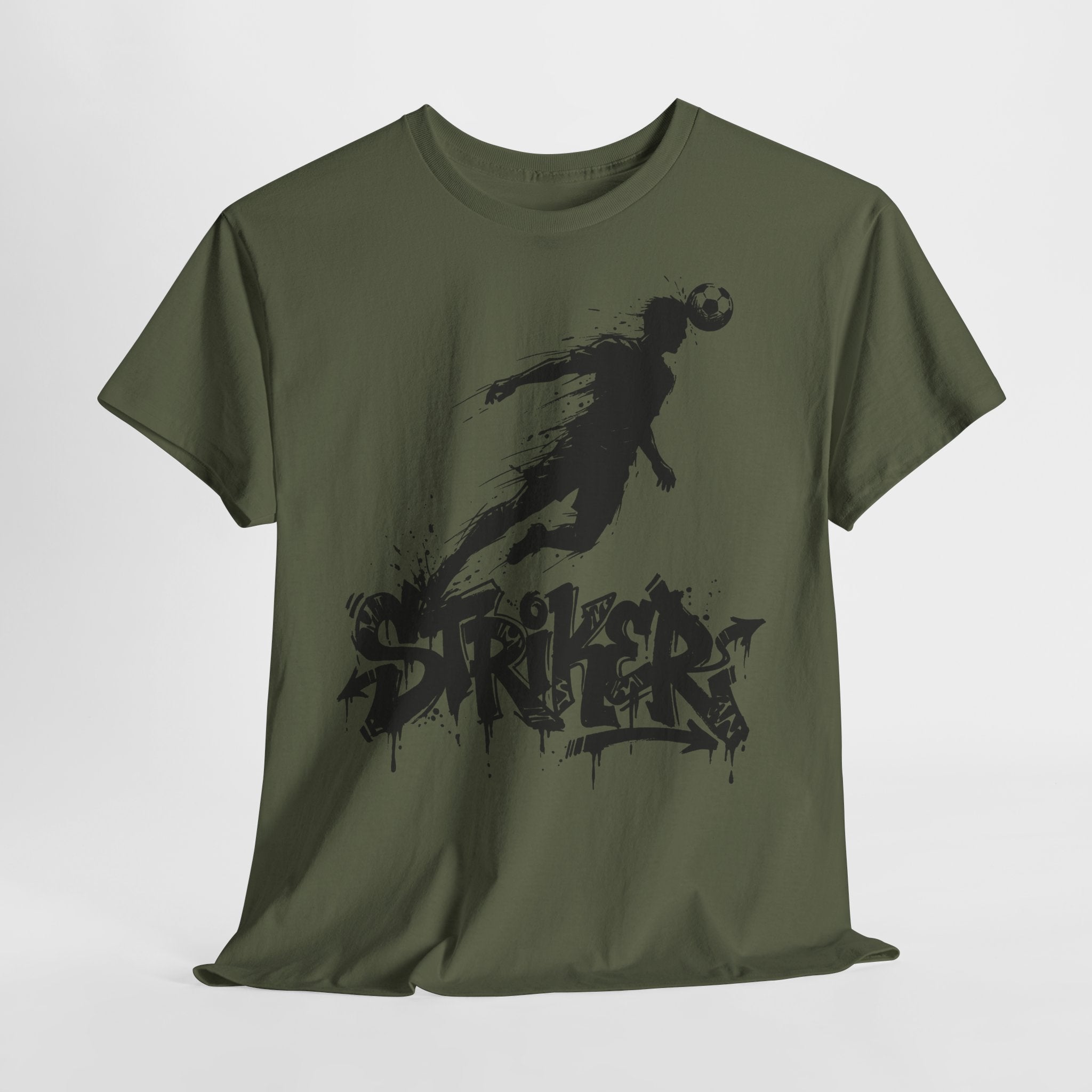 Soccer Striker 02: Frontprint, Unisex T-Shirt