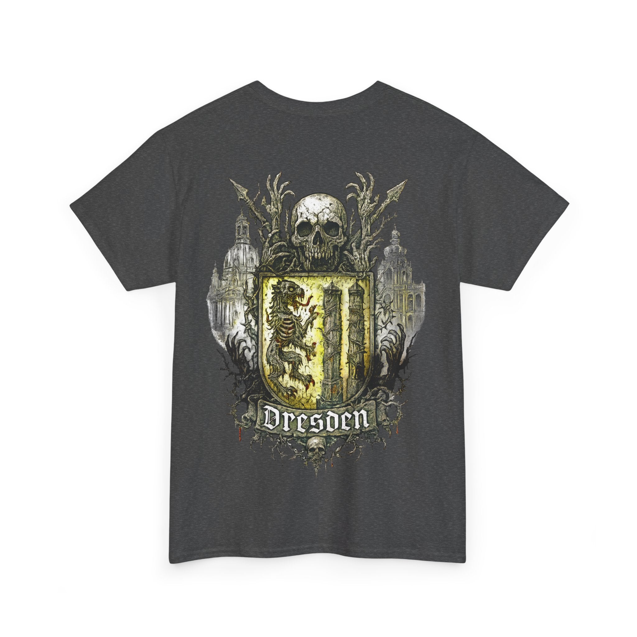 Dresden: Front-/Backprint, Unisex T-Shirt **Grimwater-Edition**
