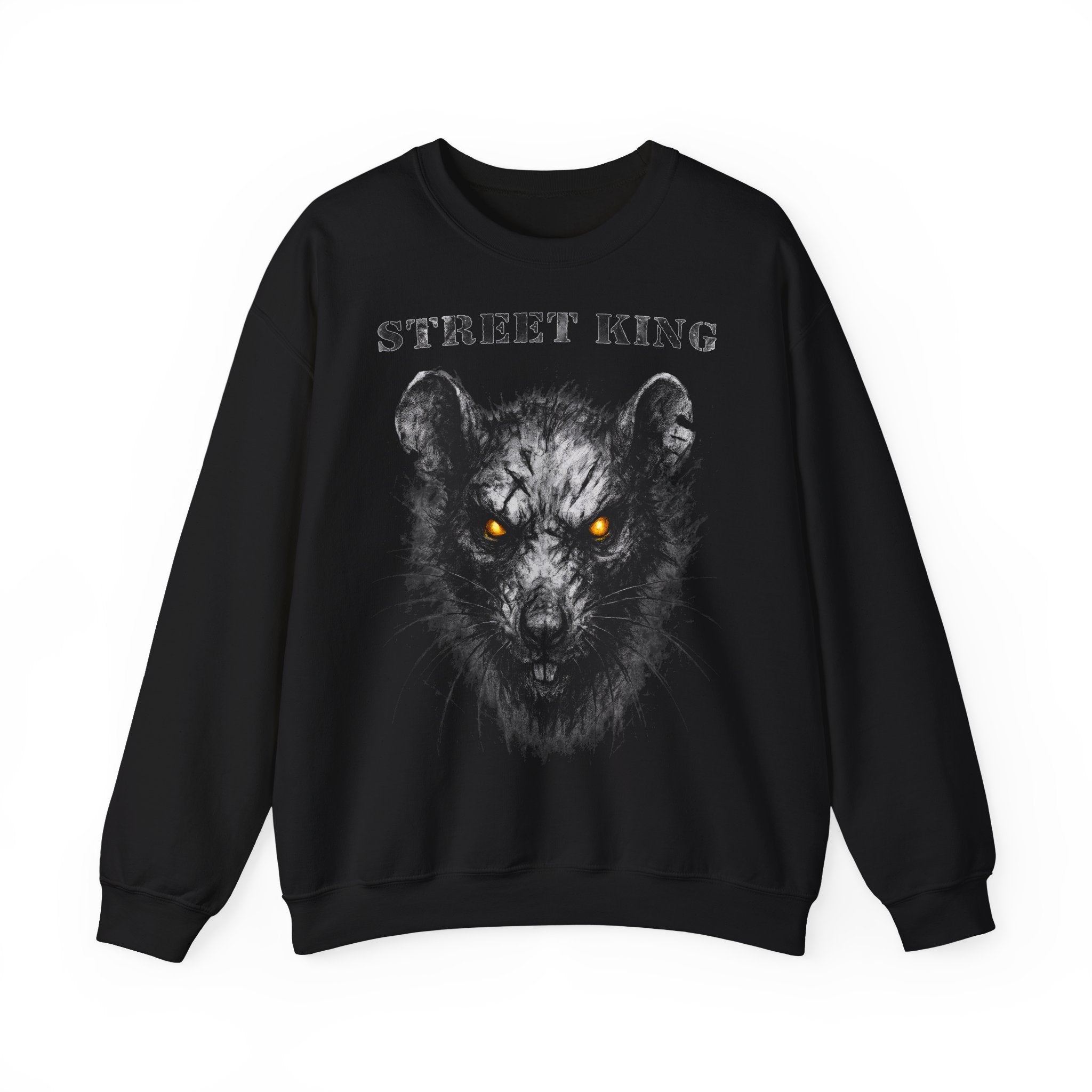 Rat - Street King: Animals-Collection, Frontprint, Unisex Sweatshirt