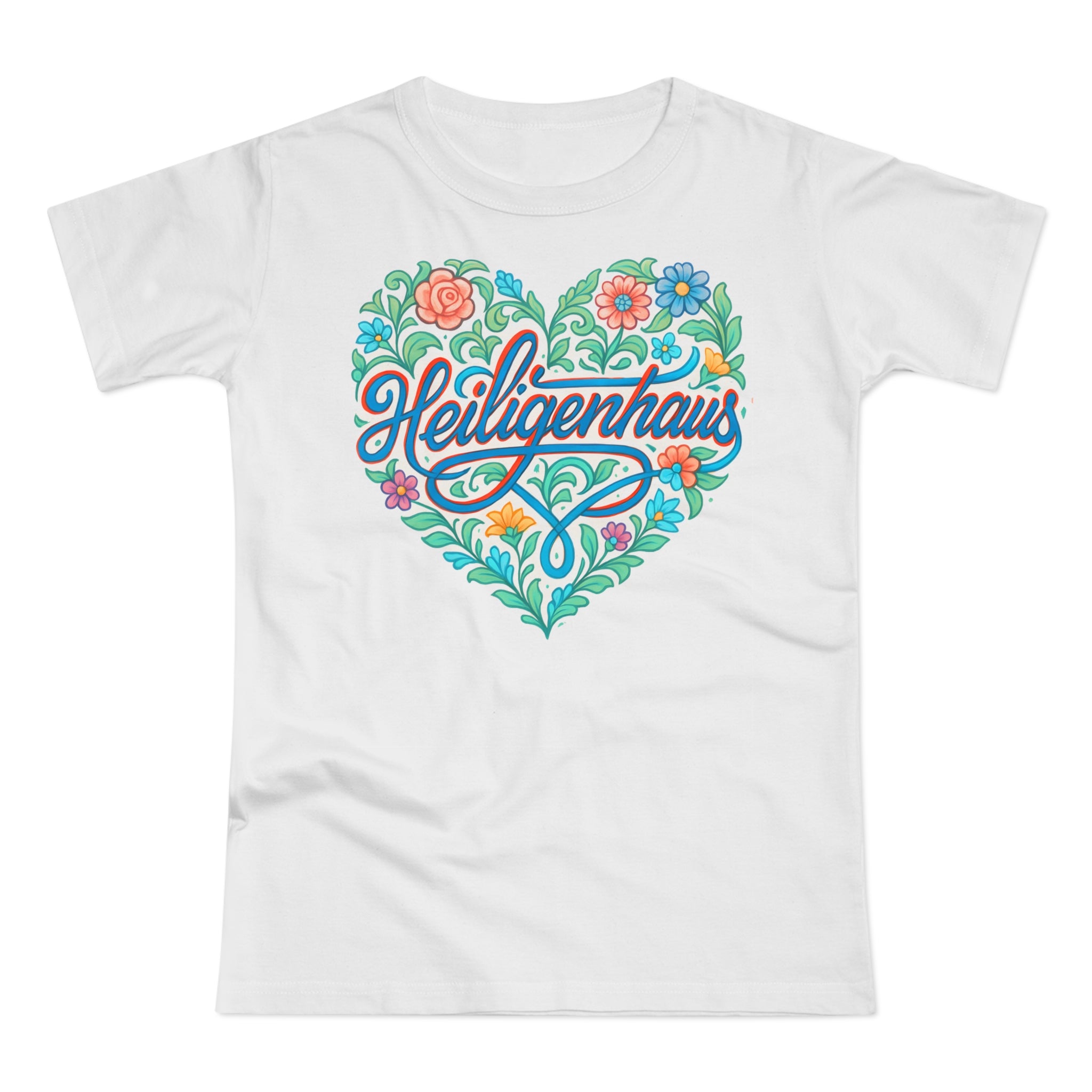 Heiligenhaus Floral, Frontprint, Women's T-Shirt