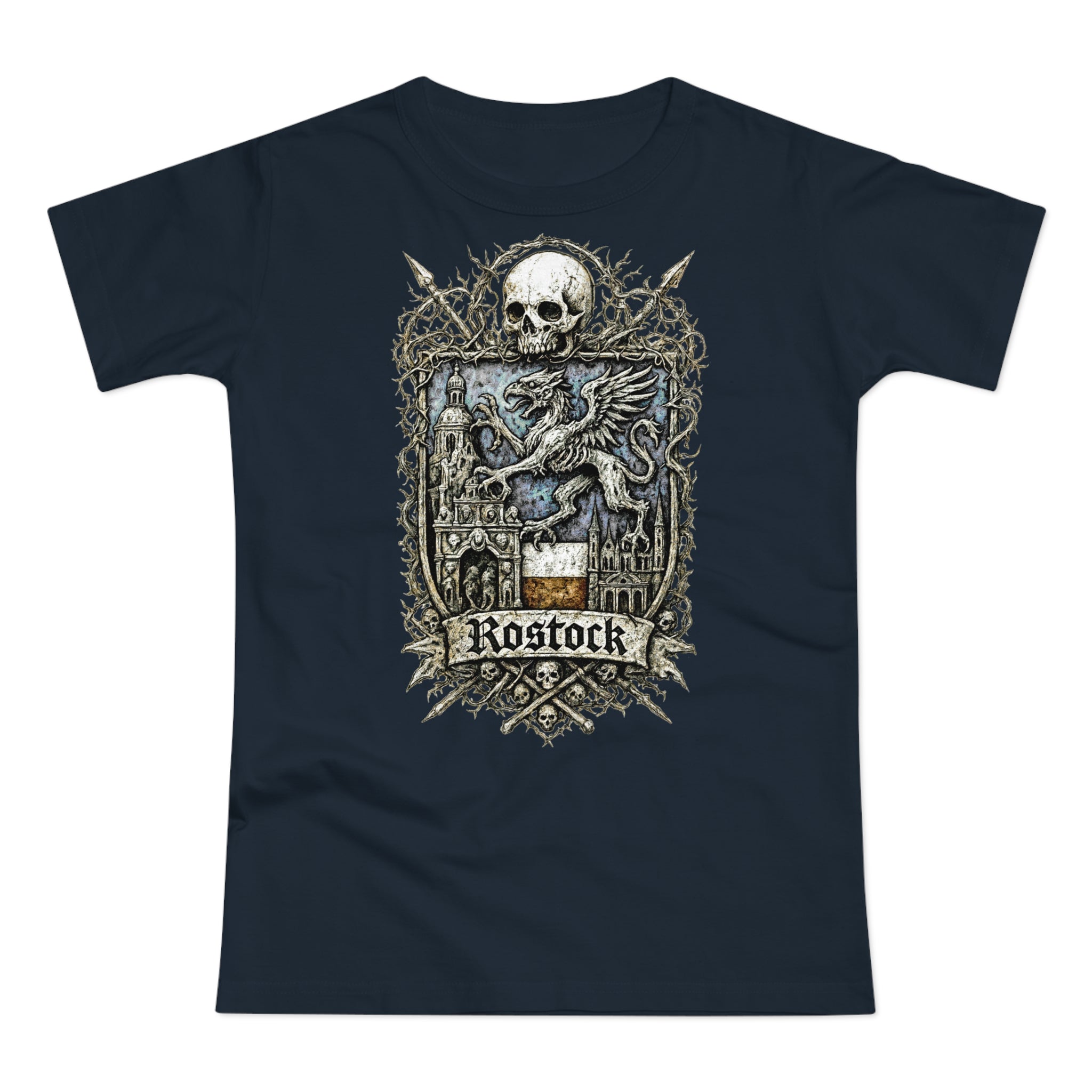 Rostock: Frontprint, Womens' T-Shirt **Grimwater-Edition**