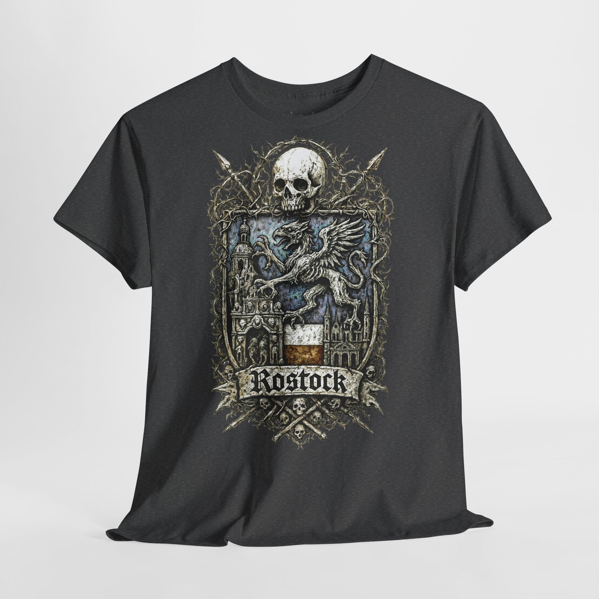 Rostock: Frontprint, Unisex T-Shirt **Grimwater-Edition**
