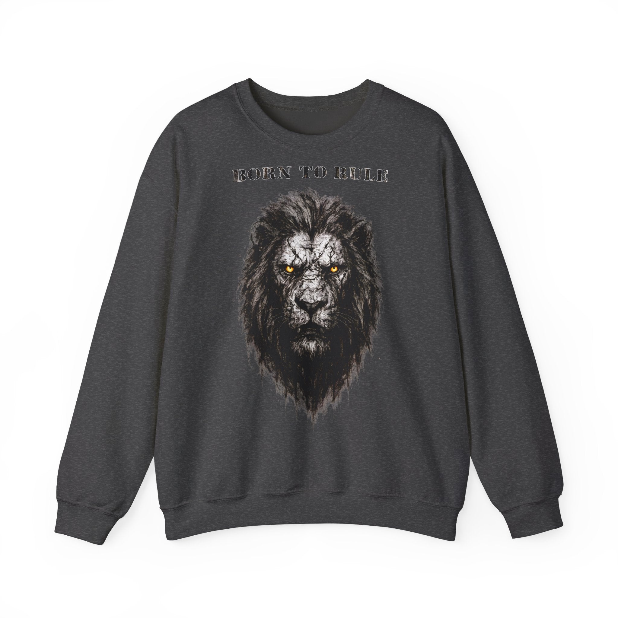 Löwe - Born to Rule: Animals-Collection, Frontprint, Unisex Sweatshirt