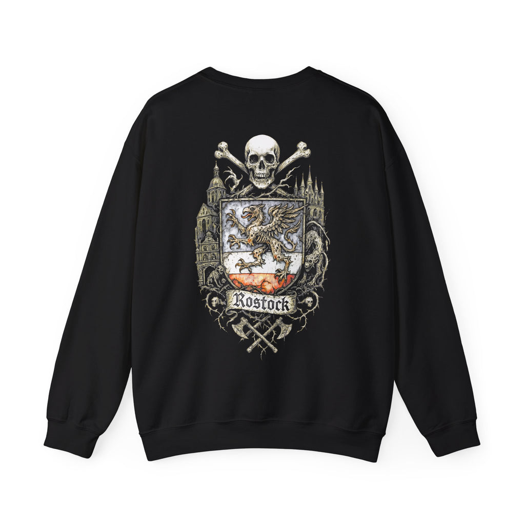 Rostock: Front-/Backprint, Unisex Sweatshirt **Grimwater-Edition**