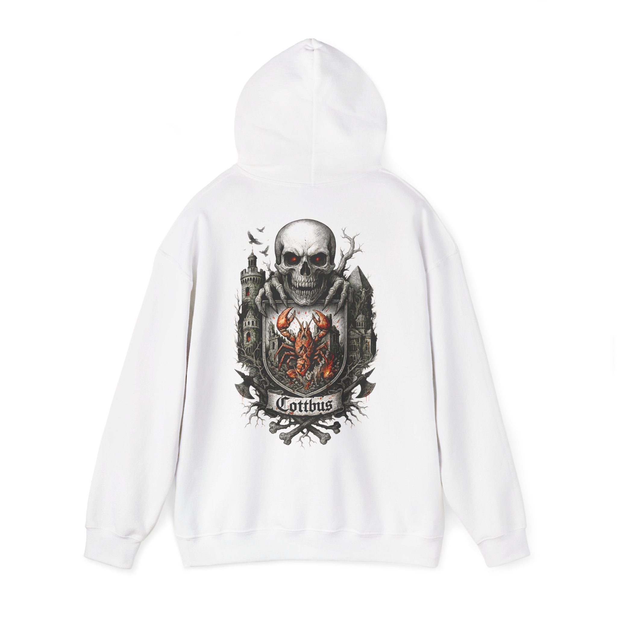 Cottbus: Front-/Backprint, Unisex Hoodie **Grimwater-Edition**