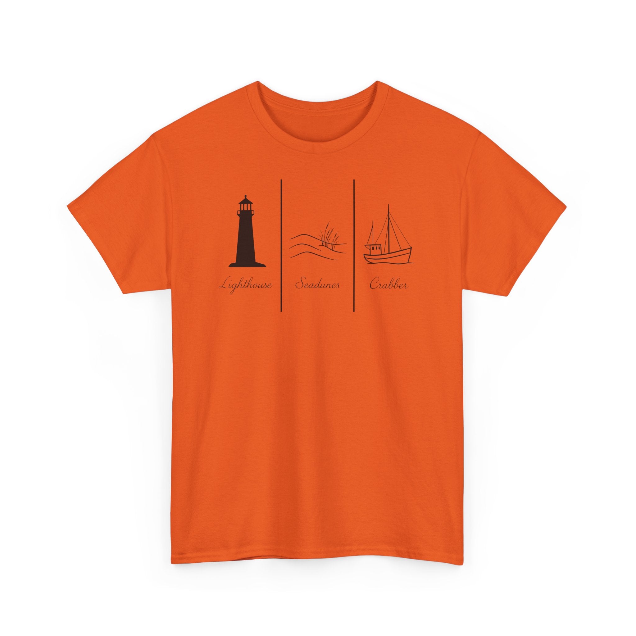 Nordsee, Ostsee - Reicht mir schon! Frontprint, Unisex T-Shirt