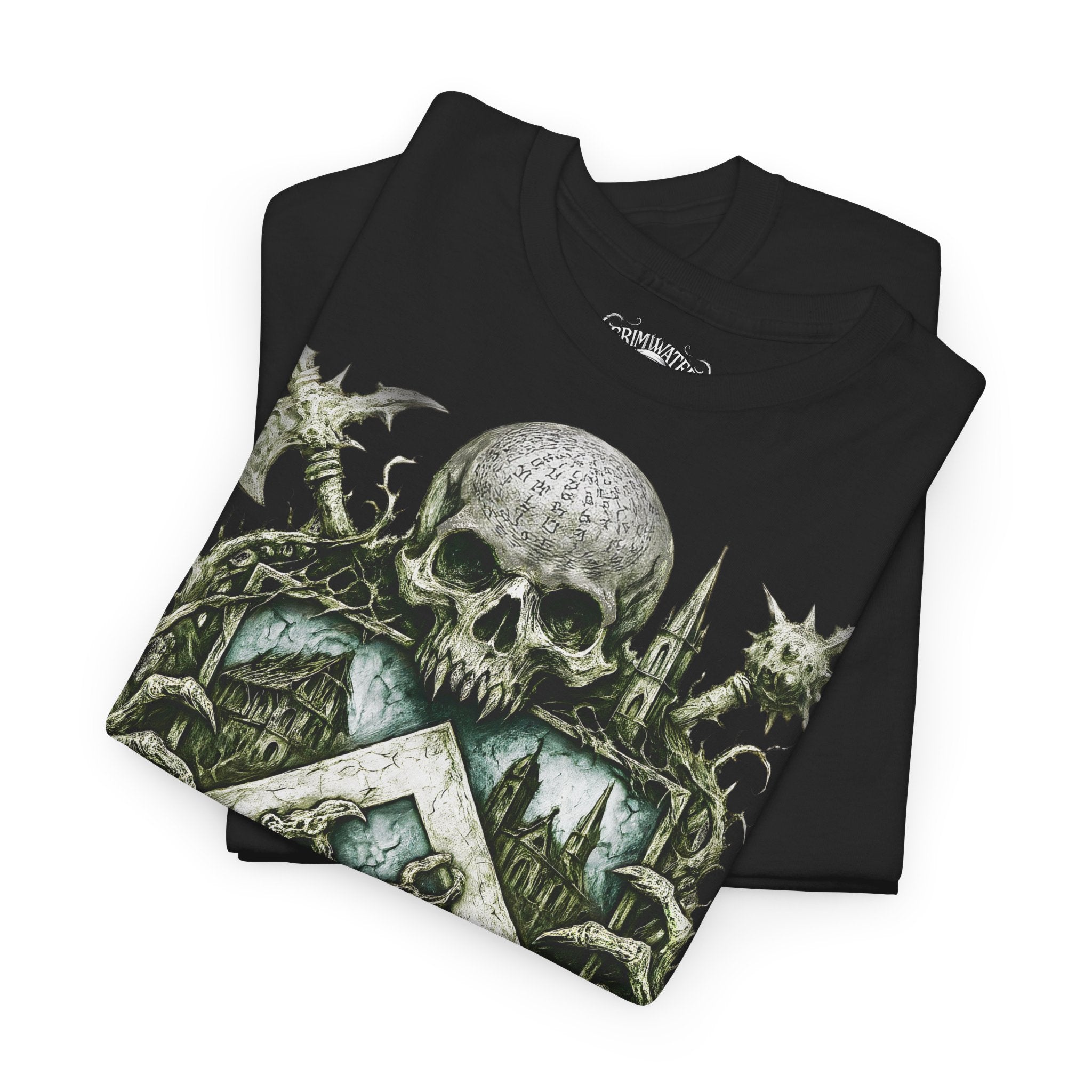 Heiligenhaus - Heljens: Frontprint, Unisex T-Shirt **Grimwater-Edition**