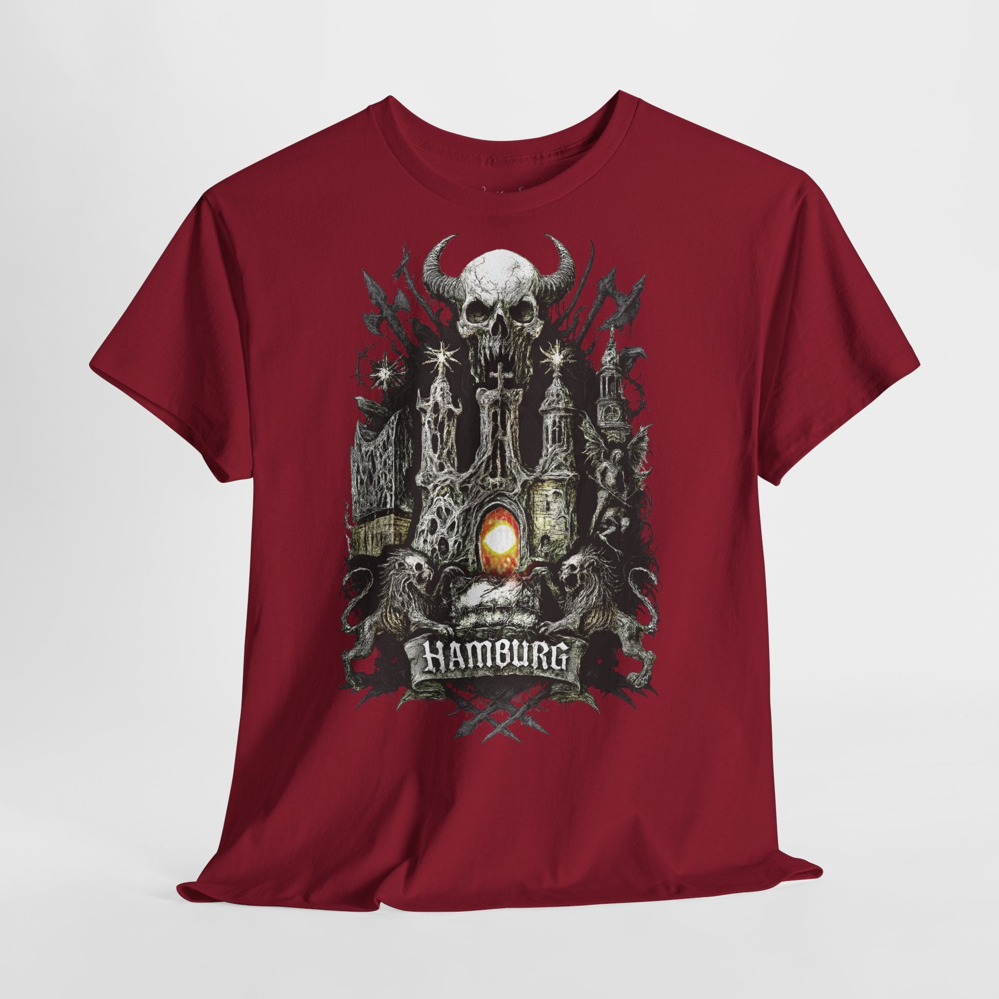 Hamburg - Frontprint, Unisex T-Shirt: **Grimwater-Edition**
