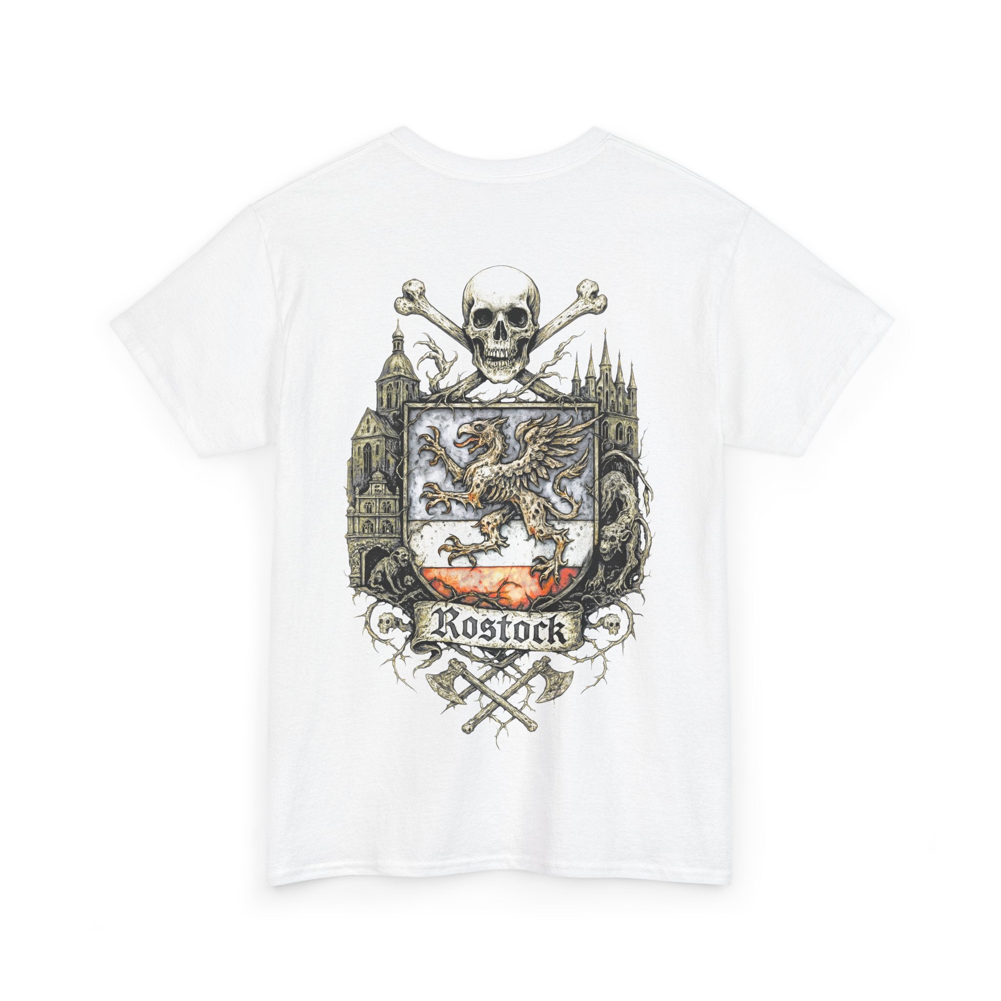 Rostock: Front-/Backprint, Unisex T-Shirt **Grimwater-Edition**