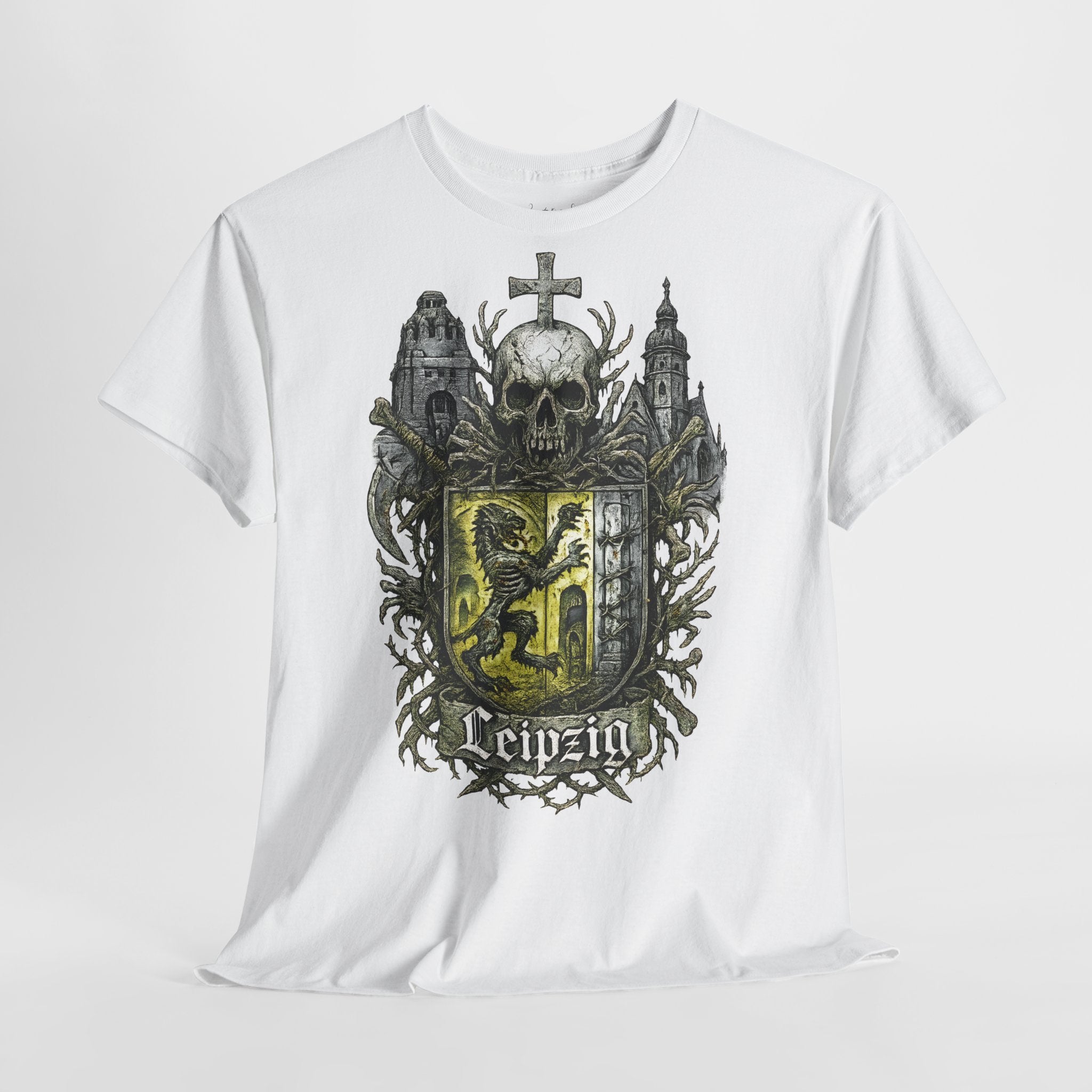 Leipzig: Frontprint, Unisex T-Shirt **Grimwater-Edition**