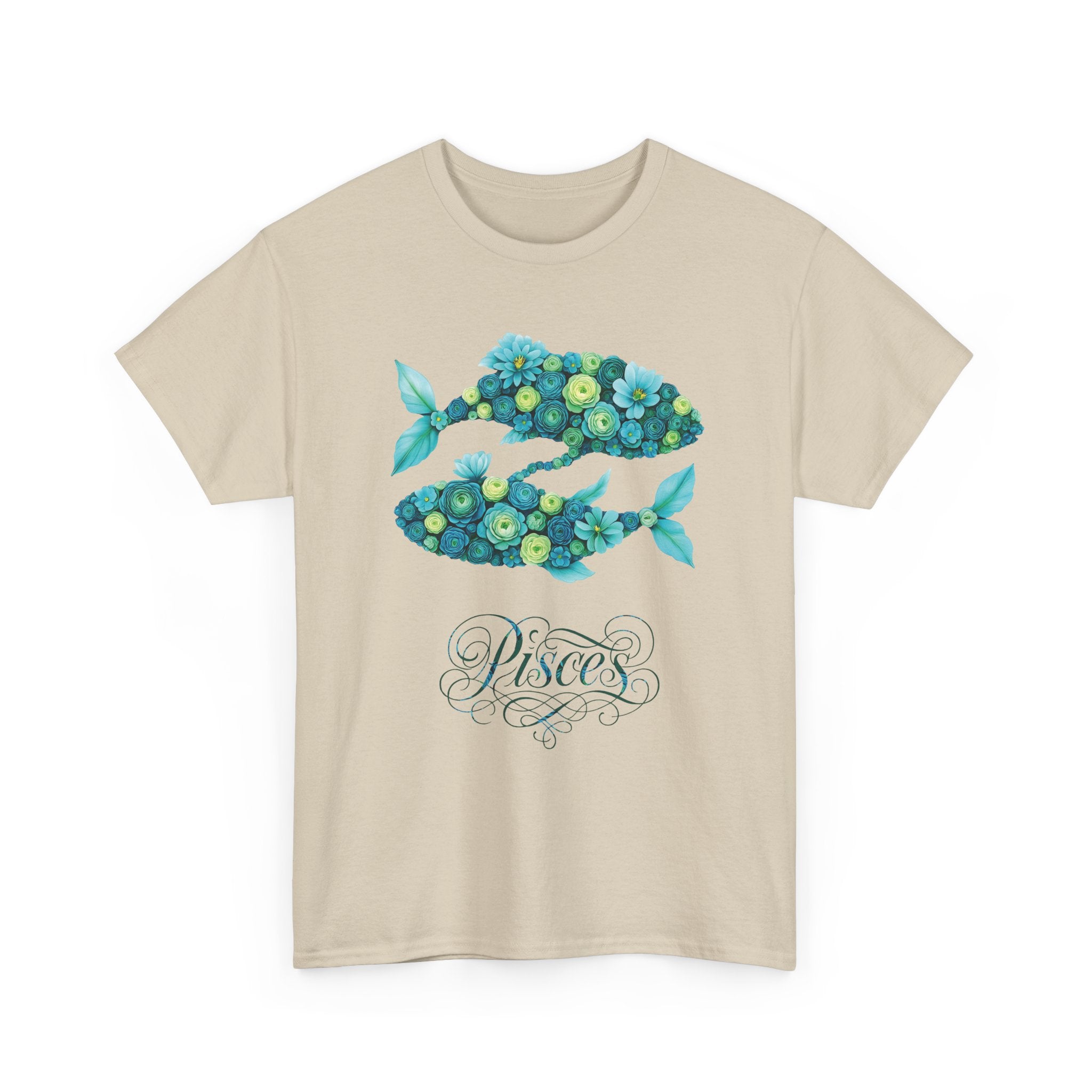 Pisces Floral Zodiac Apparel, Astrological Gift, Birthday Shirt, Horoscope Top, Casual Wear, Astrology Clothing