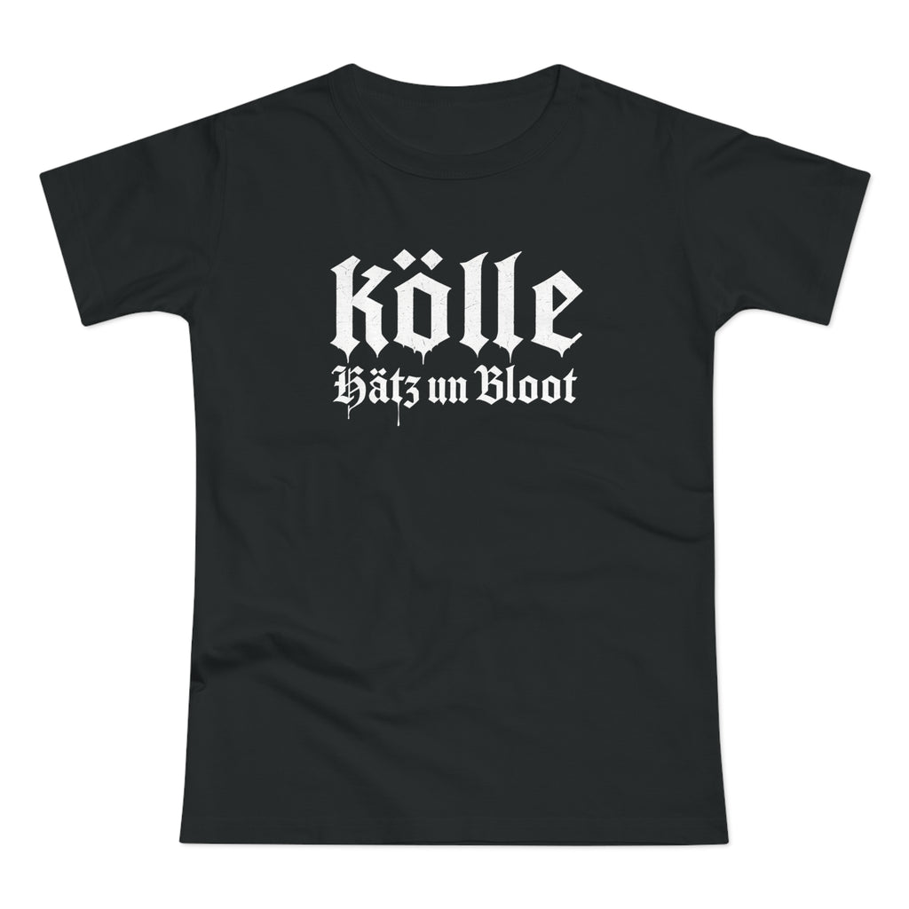 Köln - Hätz un Bloot: Front-/Backprint, Women's T-shirt **Grimwater-Design**