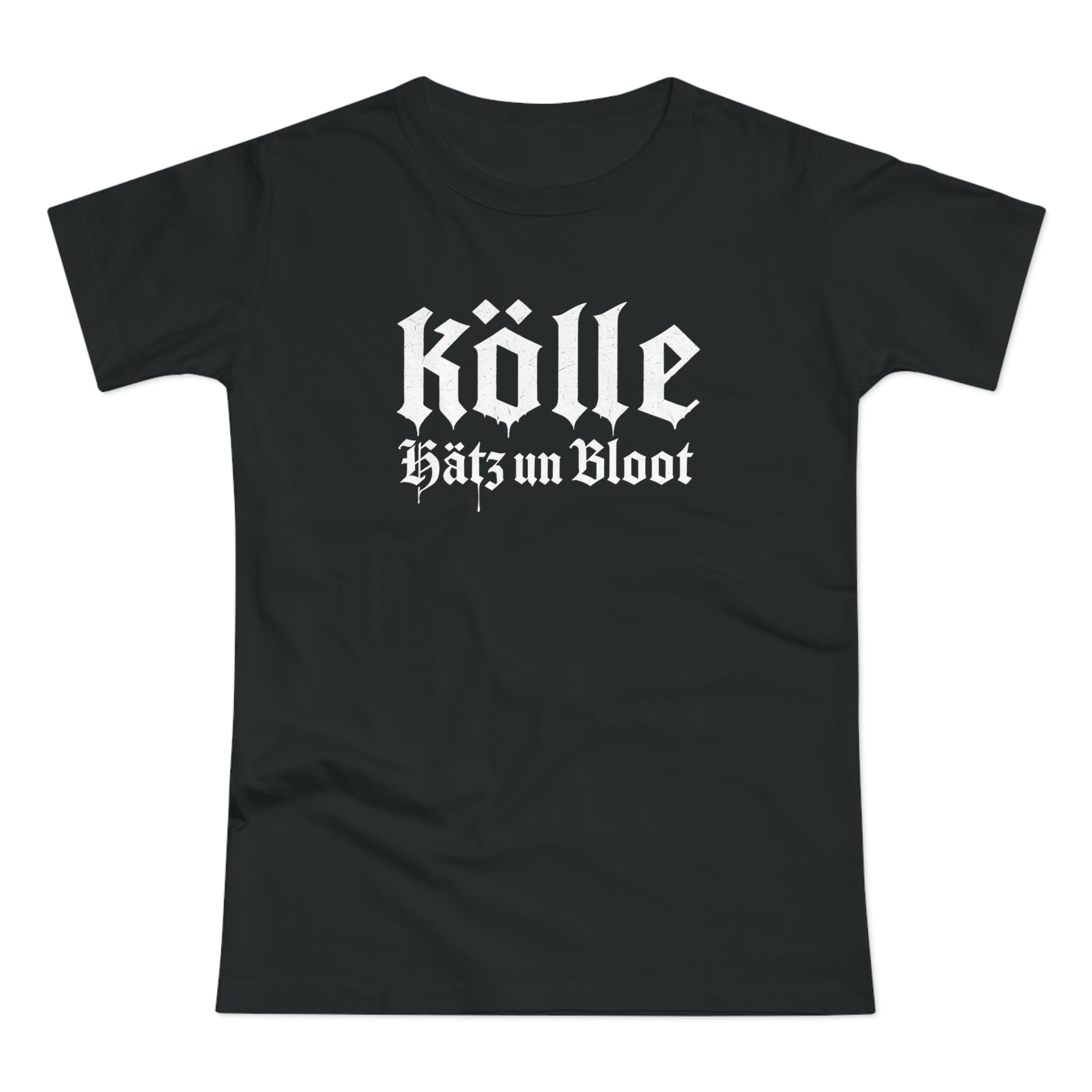 Köln - Hätz un Bloot: Front-/Backprint, Women's T-shirt **Grimwater-Design**
