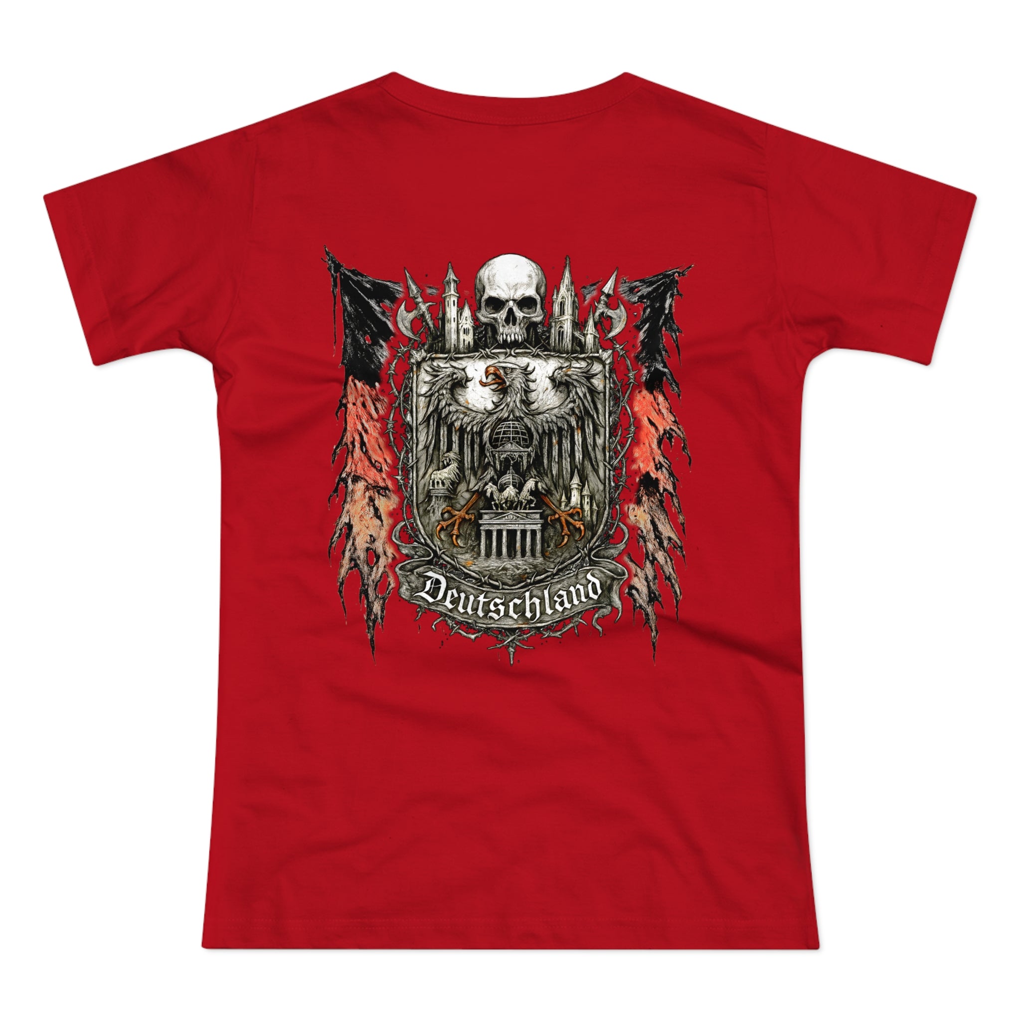 Deutschland: Front-/Backprint, Womens' T-Shirt **Grimwater-Edition** (Germany)