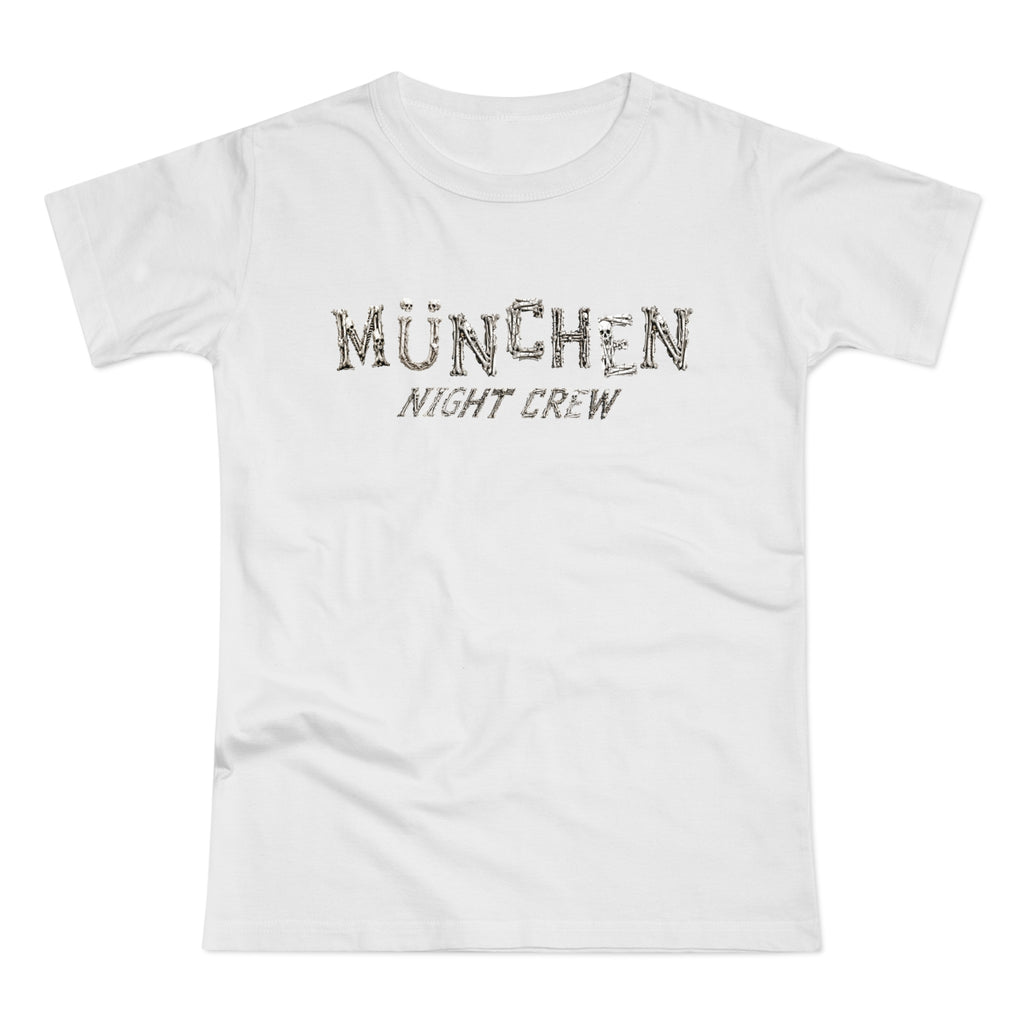 München Night Crew: Front-/Backprint, Womens' T-Shirt **Grimwater-Edition**