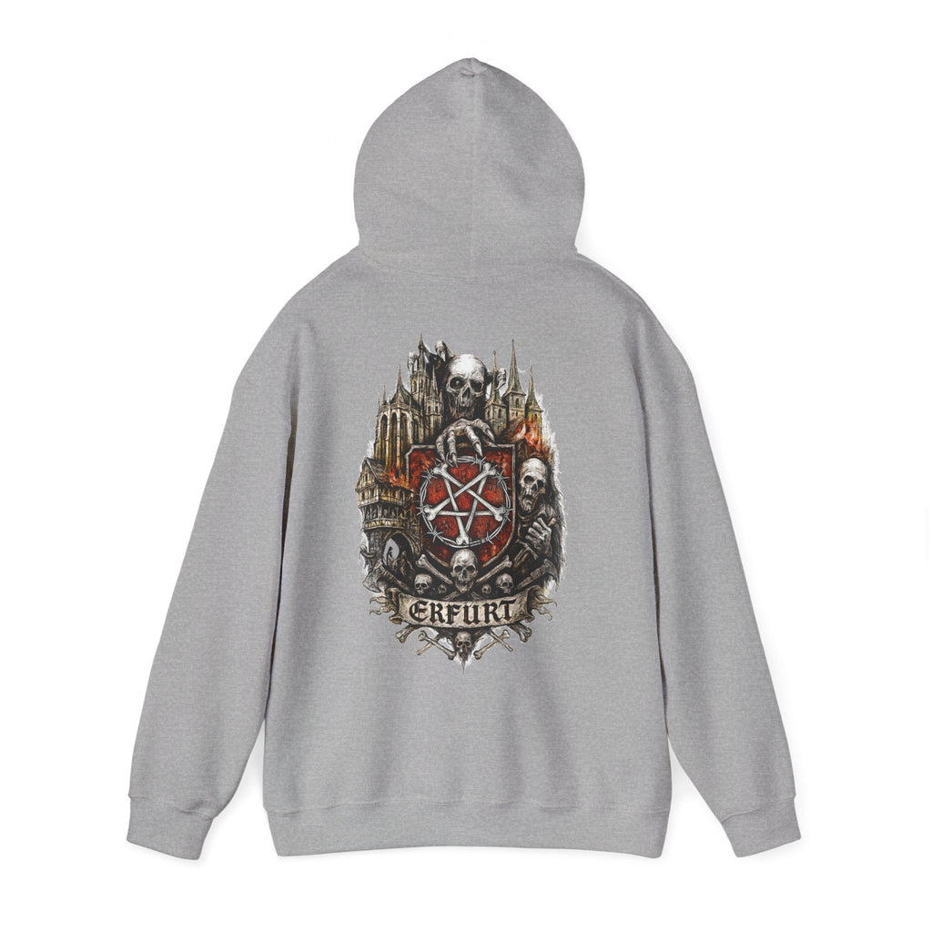 Erfurt: Front-/Backprint, Unisex Hoodie **Grimwater-Edition**