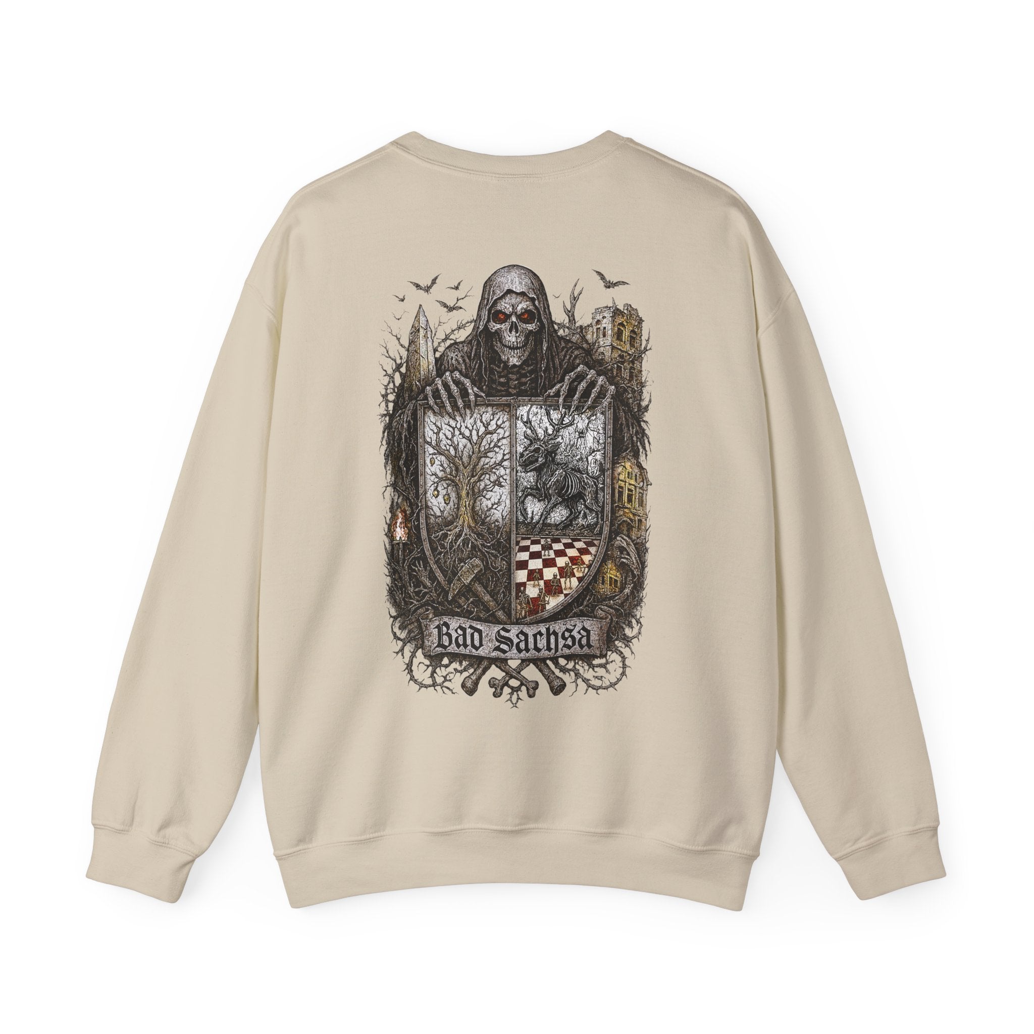 Bad Sachsa: Front-/Backprint, Unisex Sweatshirt **Grimwater-Edition**